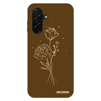 Hülle für Samsung Galaxy A26 5G A266B - Brown flowers