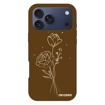 Hülle für Apple iPhone 17 Pro Max - Brown flowers