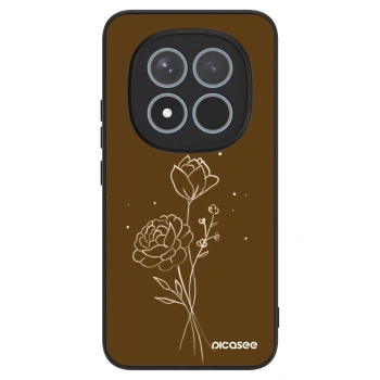 Hülle für Xiaomi Redmi Note 15 Pro+ - Brown flowers