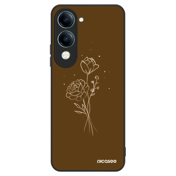 Hülle für Vivo Y29s 5G - Brown flowers