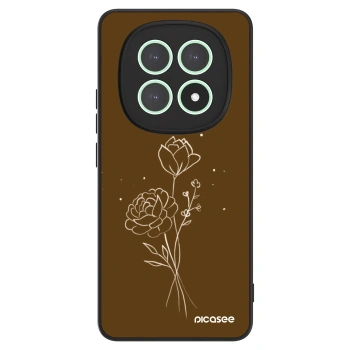 Hülle für Xiaomi Redmi Note 15 - Brown flowers