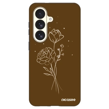 Hülle für Samsung Galaxy S26 - Brown flowers
