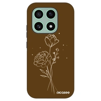 Hülle für Xiaomi 17 - Brown flowers