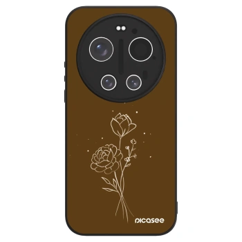Hülle für Xiaomi 17 Ultra - Brown flowers
