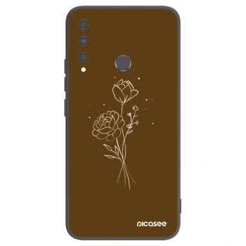Hülle für Huawei P40 Lite E - Brown flowers