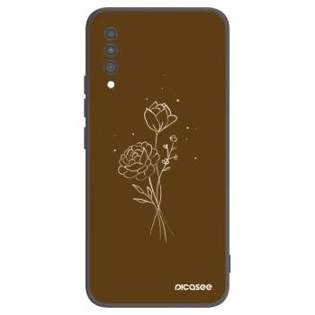 Hülle für Samsung Galaxy A30s A307F - Brown flowers