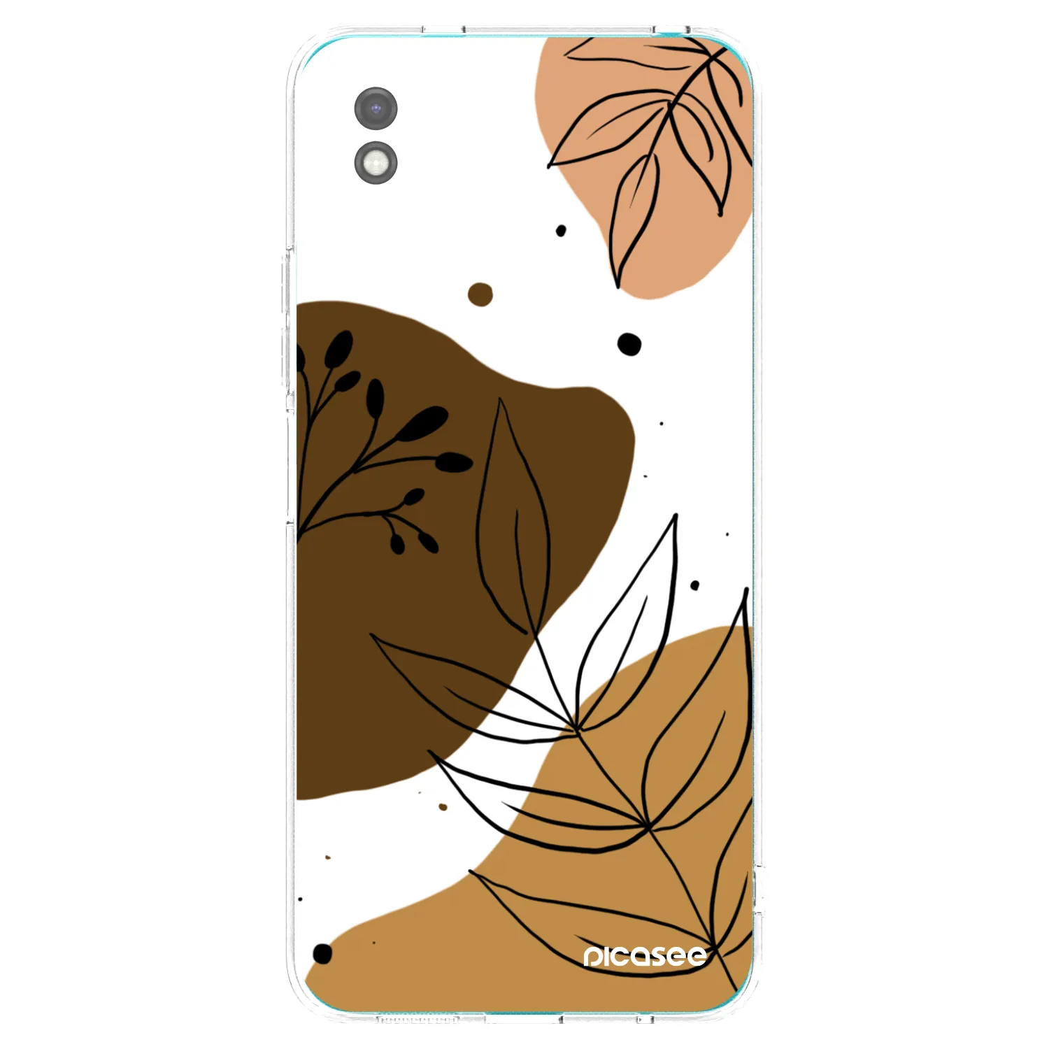 Picasee Xiaomi Redmi 9A Hülle - Schwarzes Silikon - Boho style