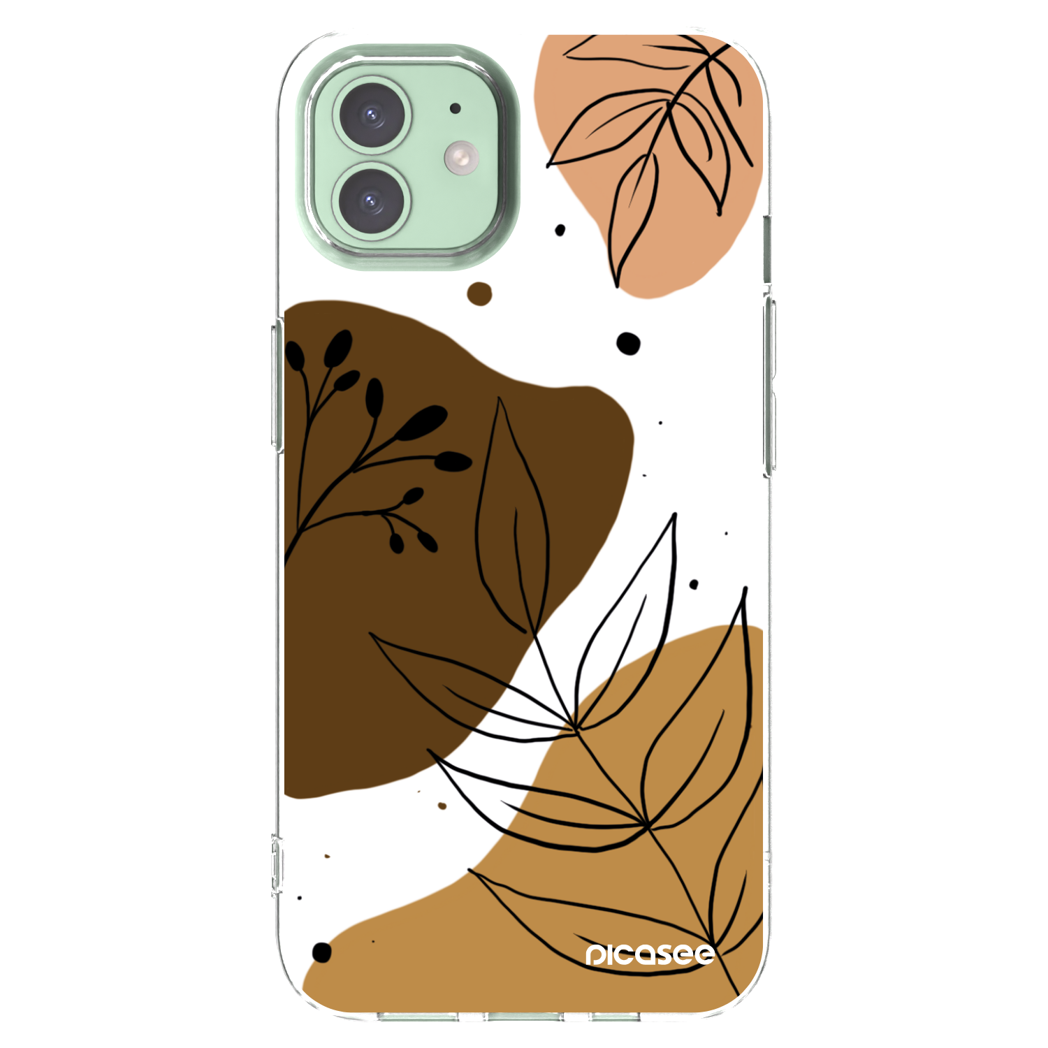 Picasee Apple iPhone 12 Hülle - Transparentes Silikon - Boho style