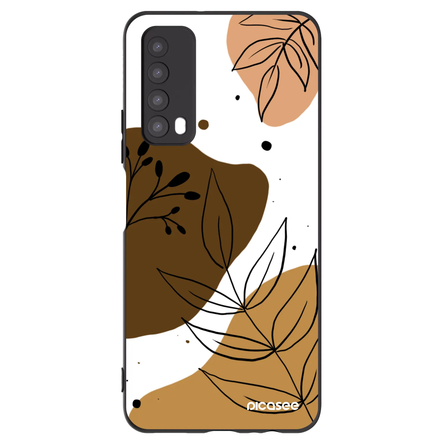 Picasee Huawei P Smart 2021 Hülle - Schwarzes Silikon - Boho style