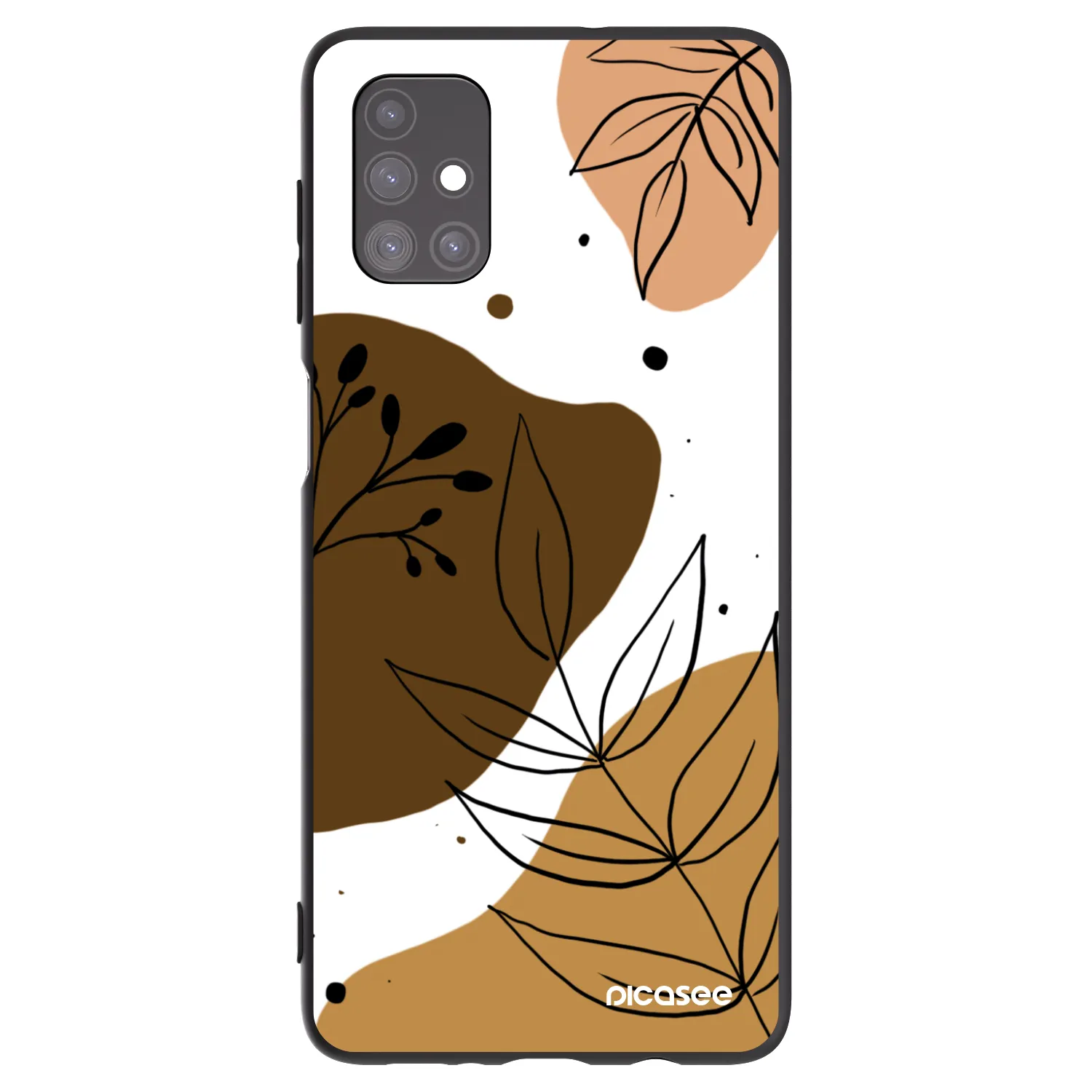 Picasee Samsung Galaxy M51 M515F Hülle - Schwarzes Silikon - Boho style