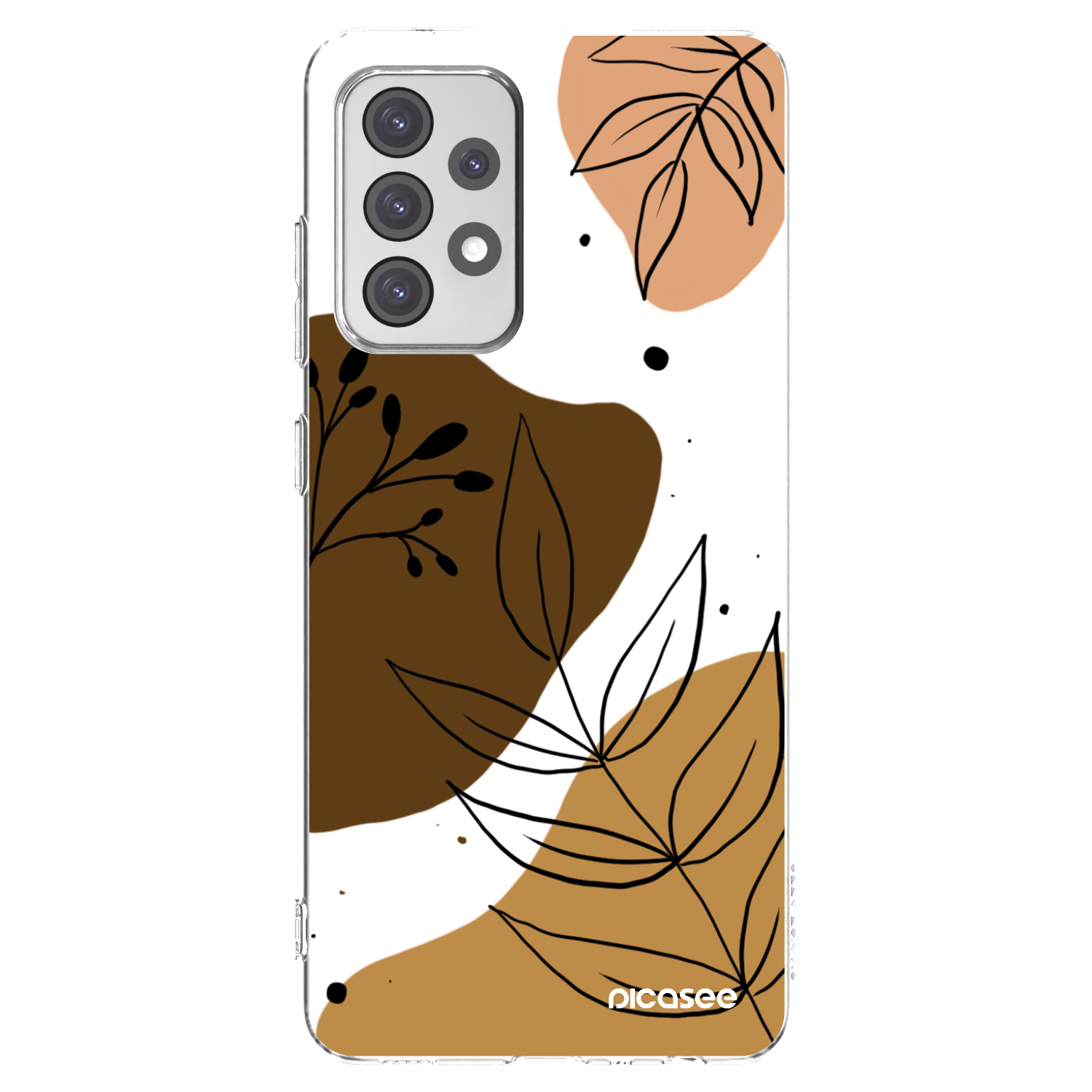 Picasee Samsung Galaxy A52 5G A525F Hülle - Transparentes Silikon - Boho style