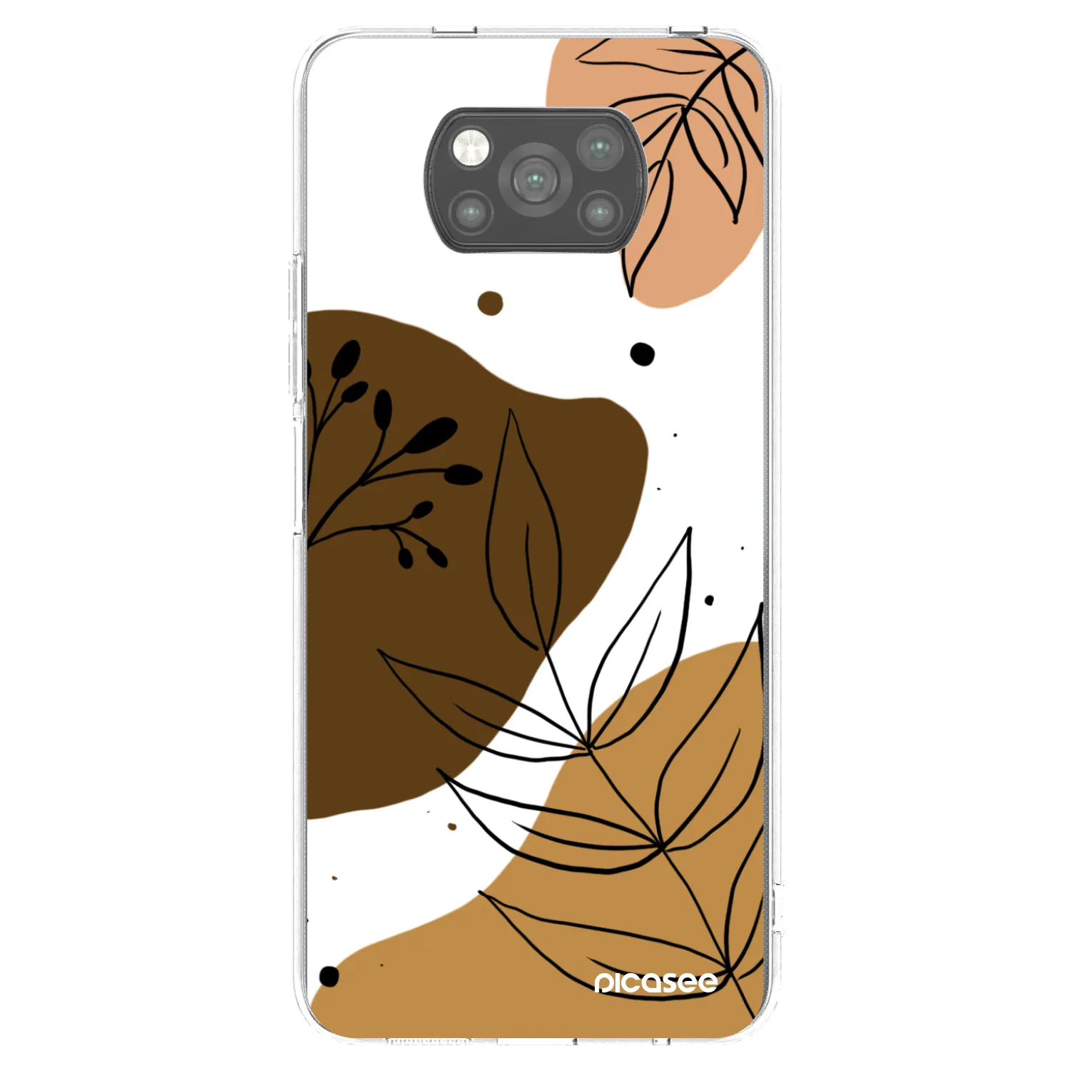 Picasee Xiaomi Poco X3 Pro Hülle - Schwarzes Silikon - Boho style