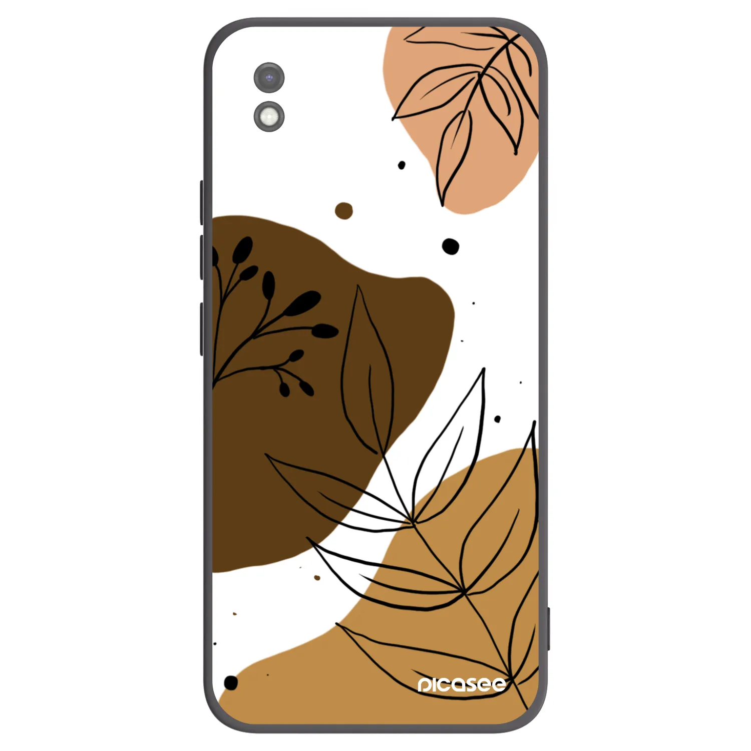 Picasee Xiaomi Redmi 9AT Hülle - Schwarzes Silikon - Boho style