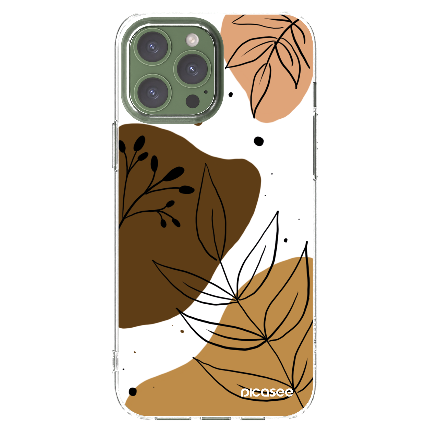 Picasee Apple iPhone 13 Pro Max Hülle - Transparentes Silikon - Boho style
