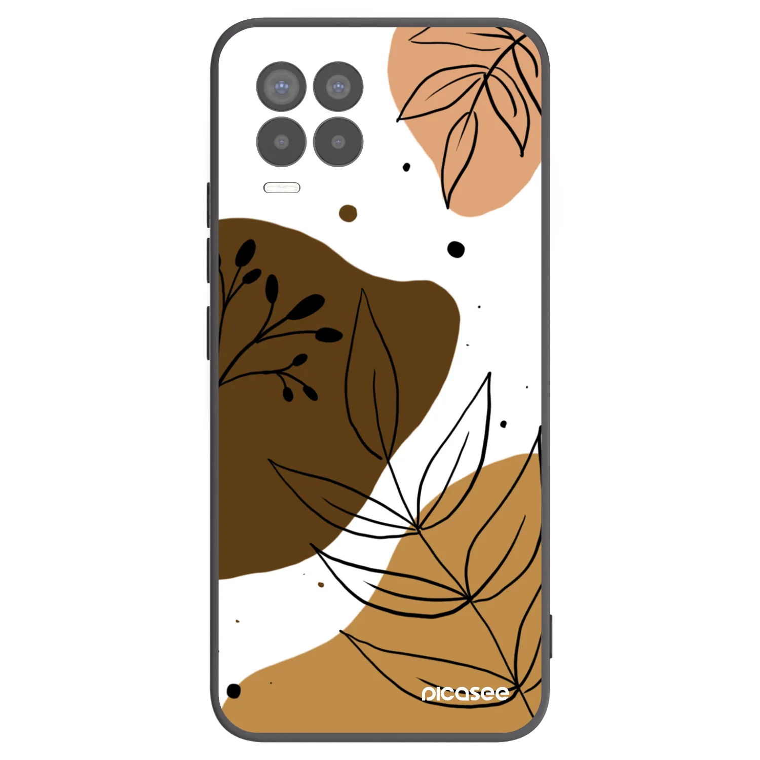 Picasee Realme 8 Pro Hülle - Schwarzes Silikon - Boho style