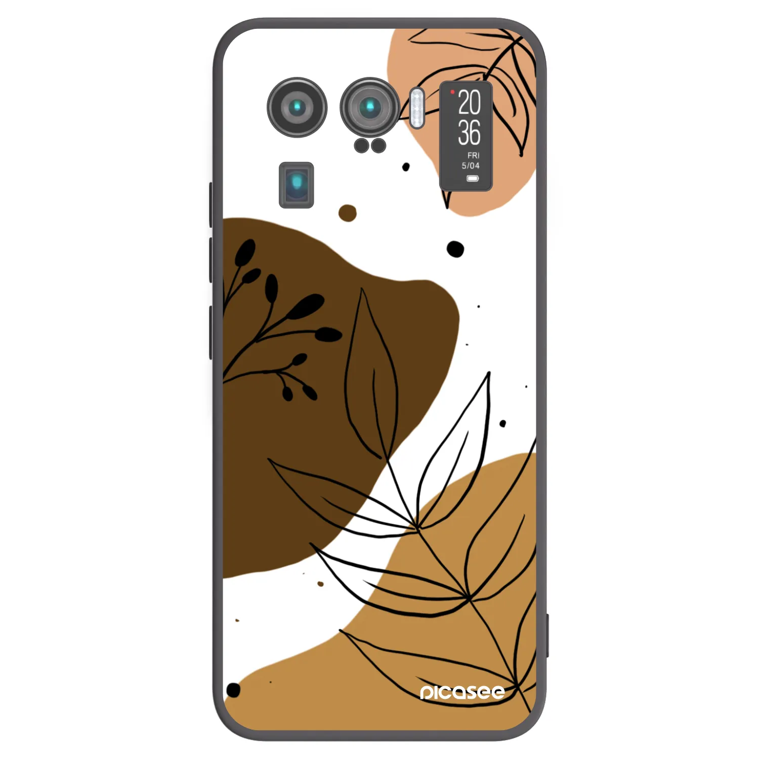 Picasee Xiaomi Mi 11 Ultra Hülle - Schwarzes Silikon - Boho style