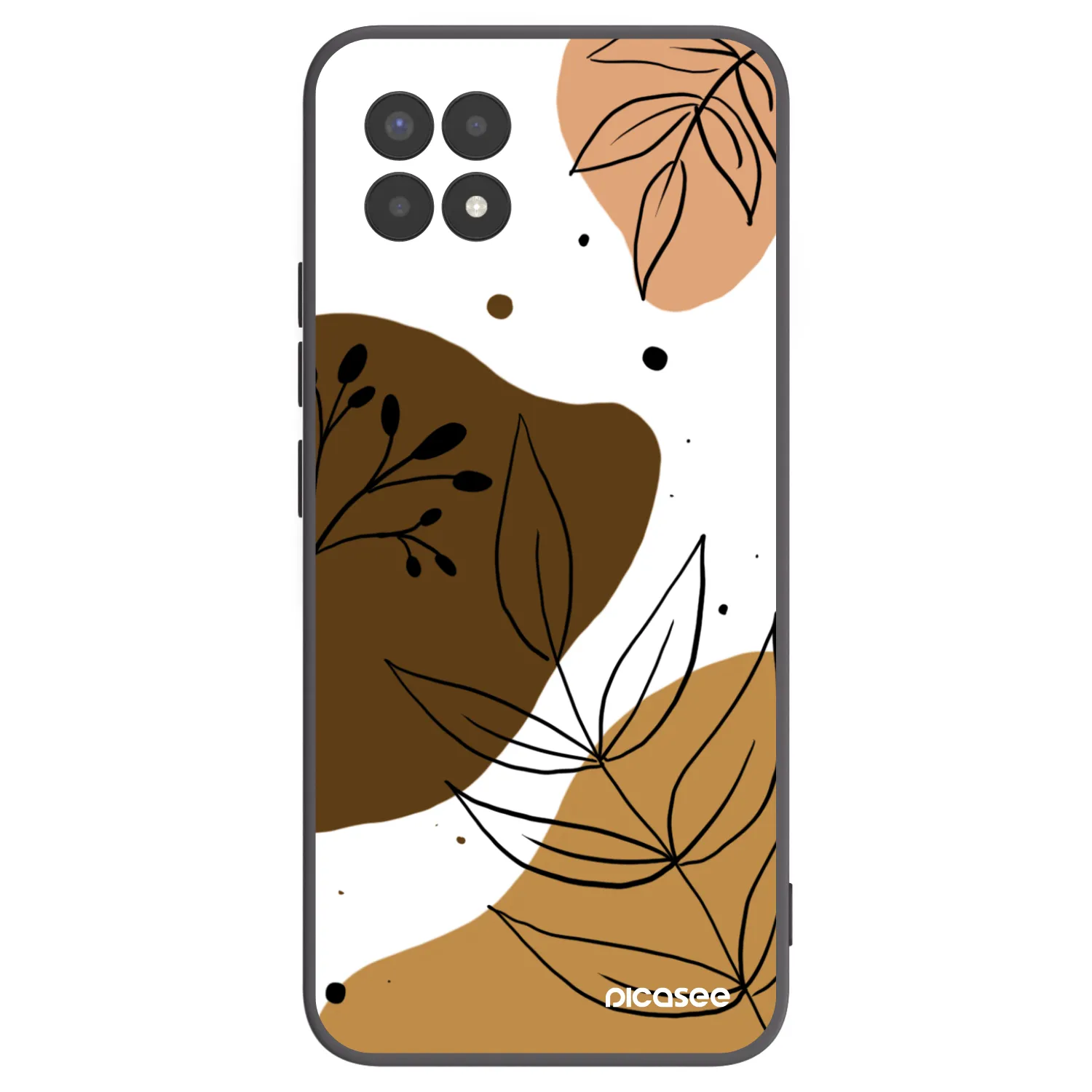 Picasee Realme 8i Hülle - Schwarzes Silikon - Boho style
