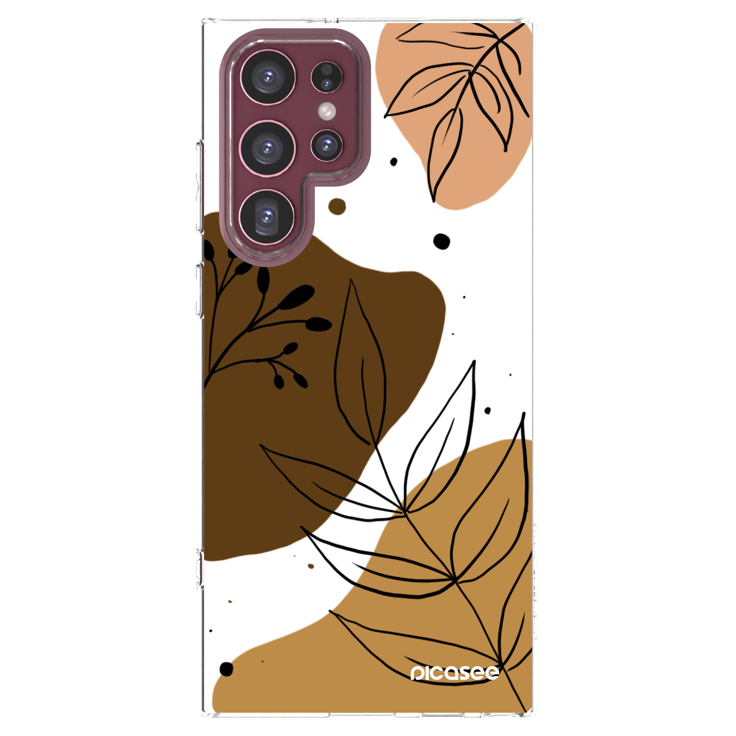 Picasee Samsung Galaxy S22 Ultra 5G Hülle - Transparentes Silikon - Boho style