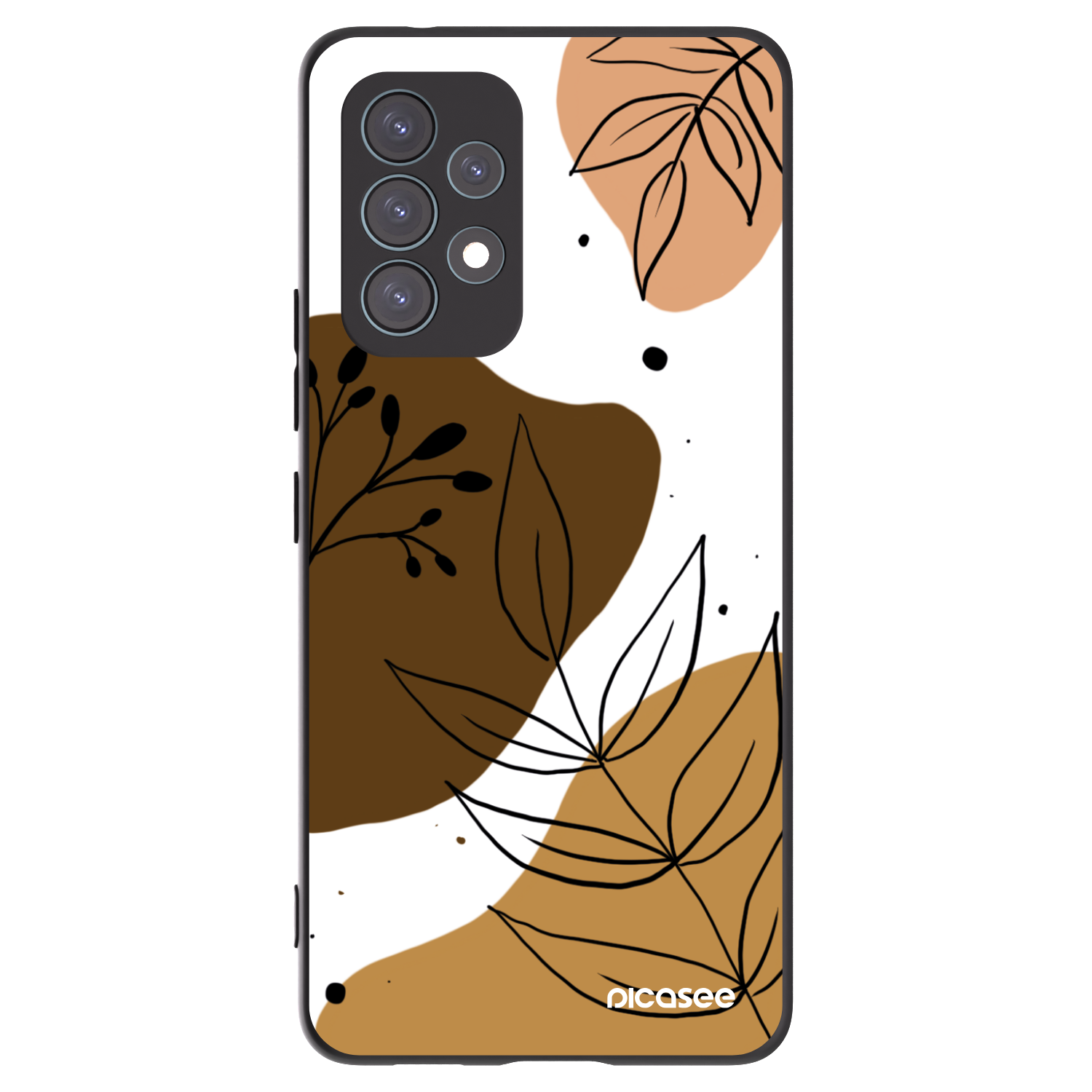 Picasee Samsung Galaxy A53 5G A536 Hülle - Schwarzes Silikon - Boho style