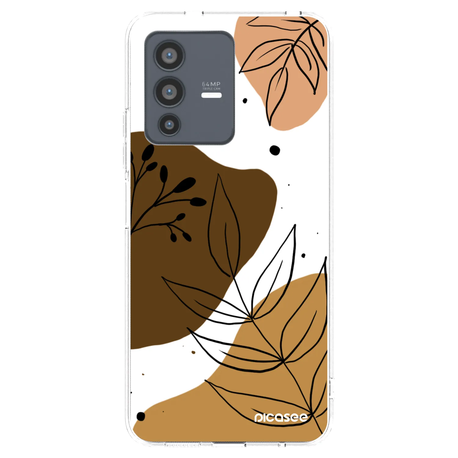 Picasee Vivo V23 5G Hülle - Transparentes Silikon - Boho style