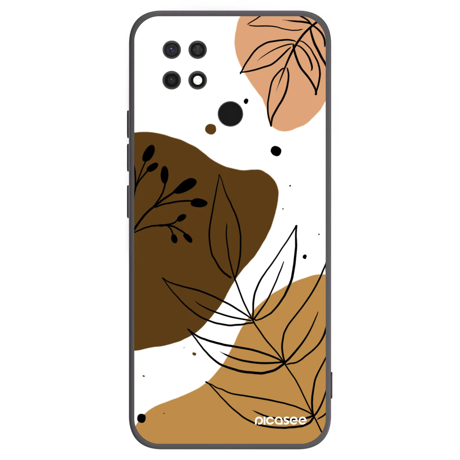 Picasee Xiaomi Redmi 10C Hülle - Schwarzes Silikon - Boho style