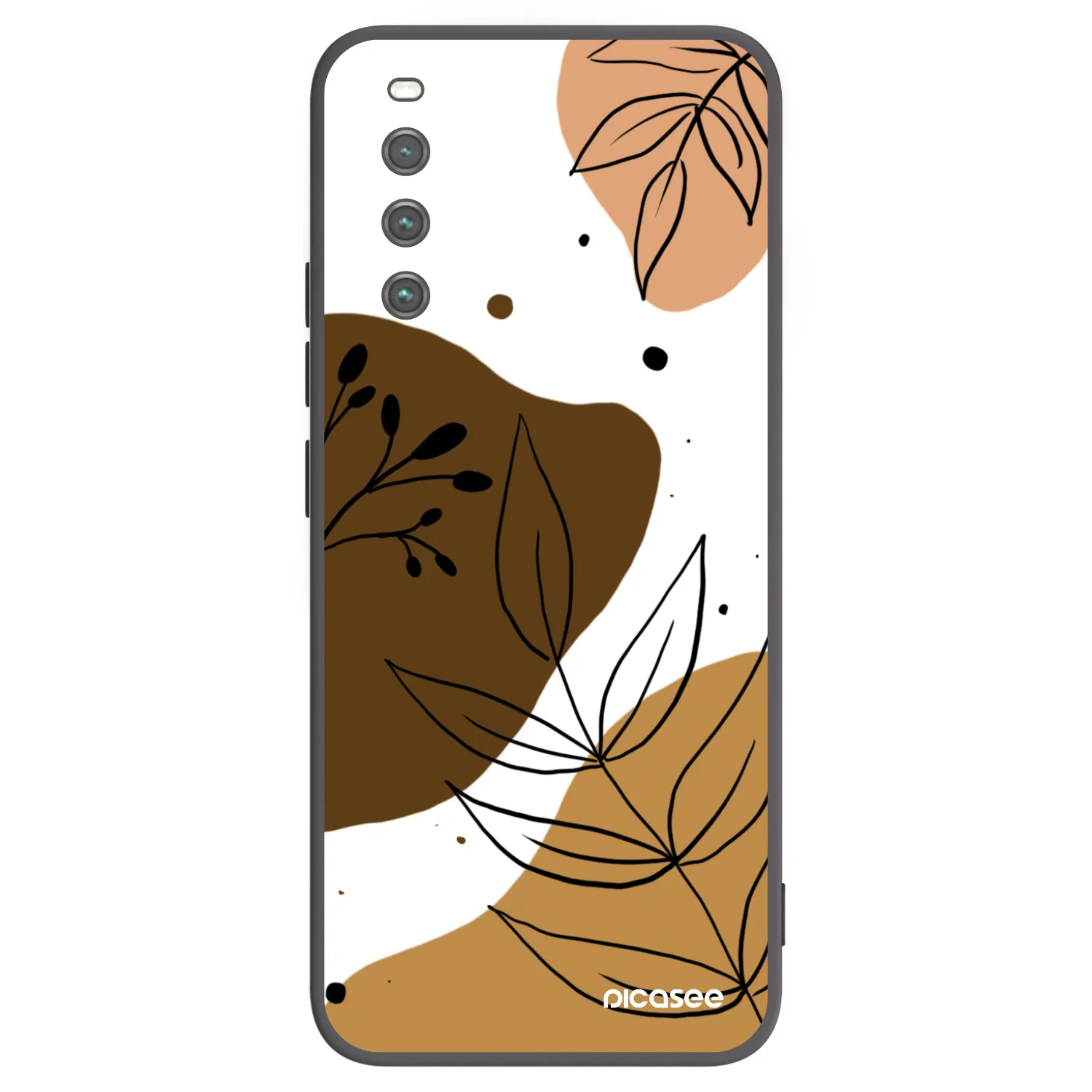 Picasee Sony Xperia 10 IV 5G Hülle - Schwarzes Silikon - Boho style