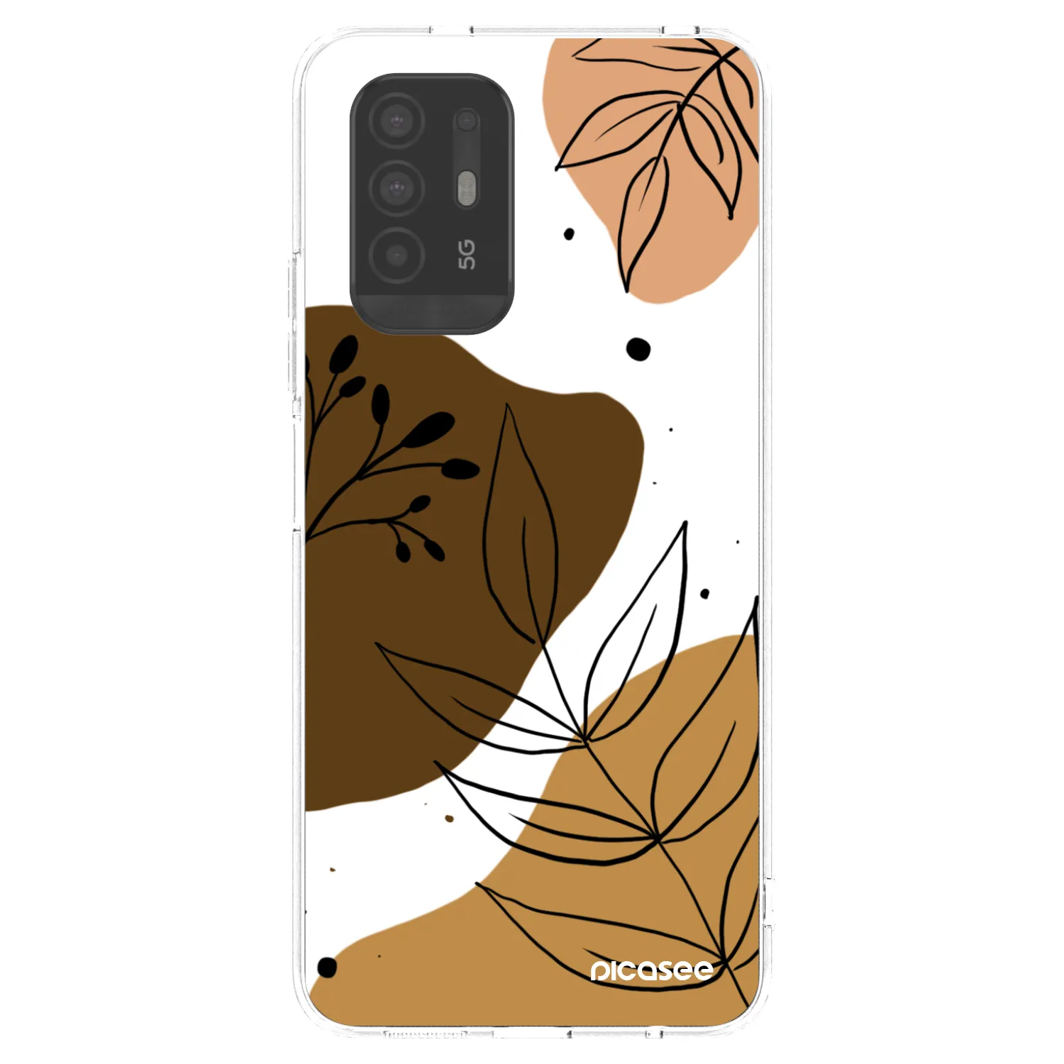 Picasee OPPO A94 5G Hülle - Transparentes Silikon - Boho style