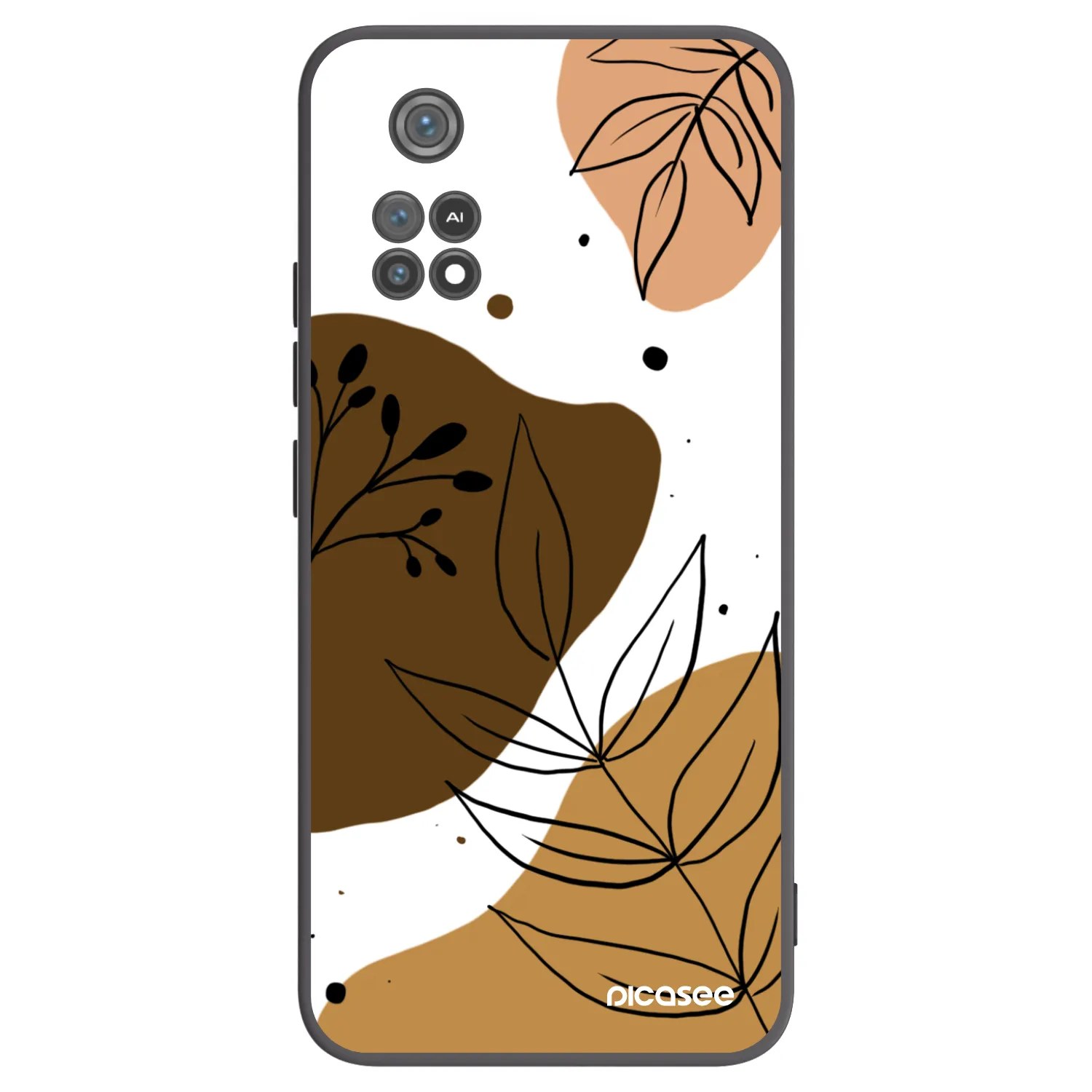 Picasee Xiaomi Poco M4 Pro Hülle - Schwarzes Silikon - Boho style