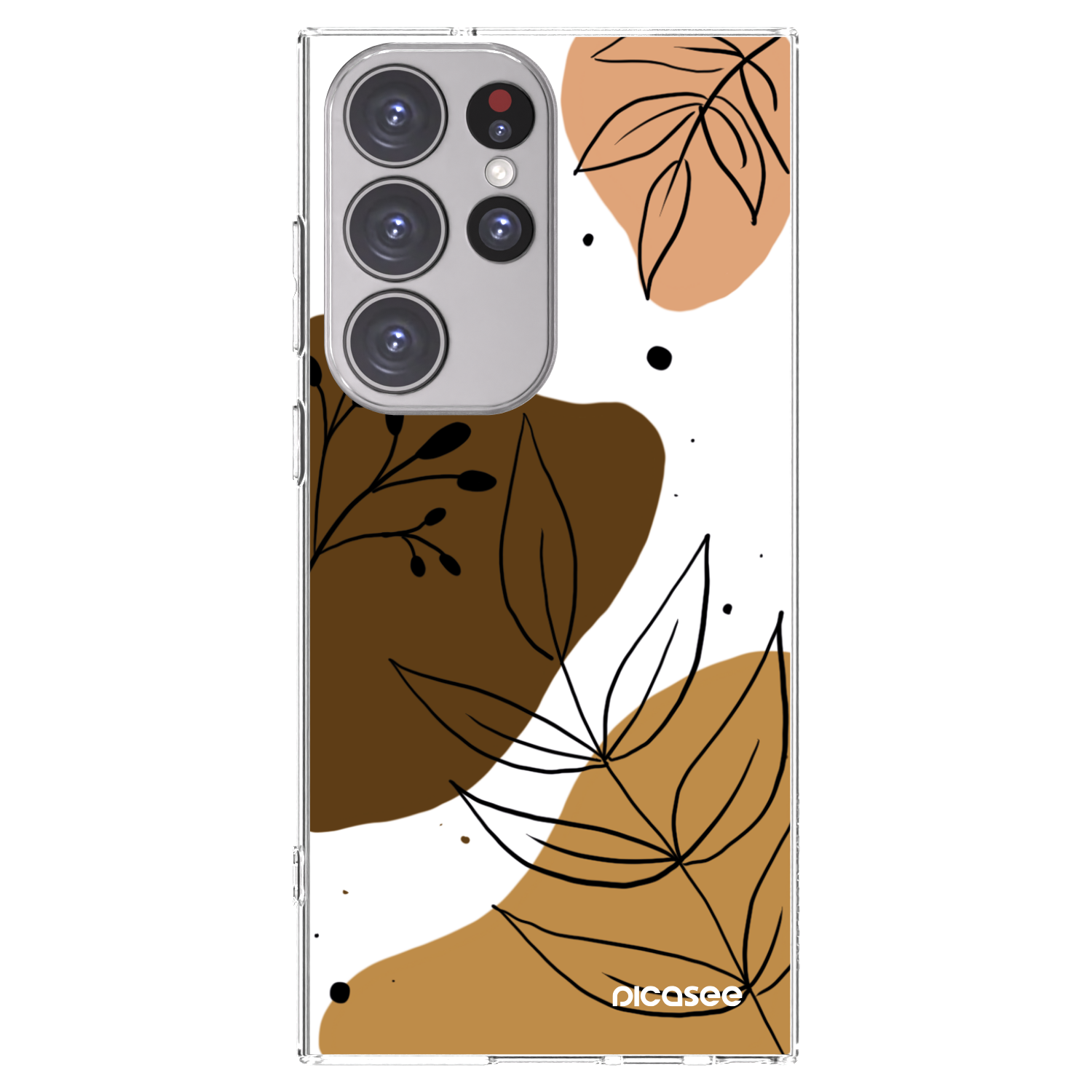 Picasee Samsung Galaxy S23 Ultra 5G Hülle - Transparentes Silikon - Boho style