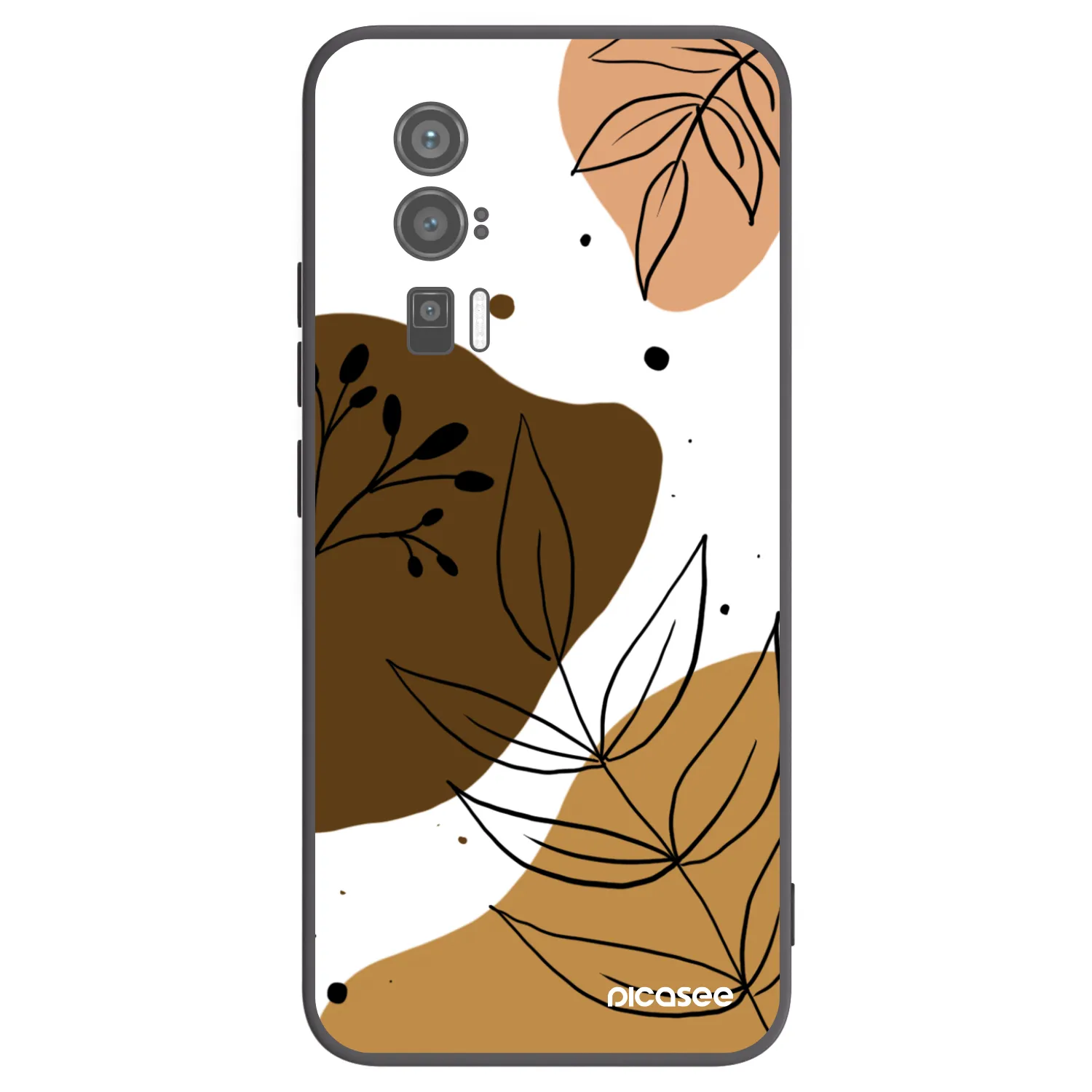 Picasee Xiaomi Poco F5 Pro 5G Hülle - Schwarzes Silikon - Boho style