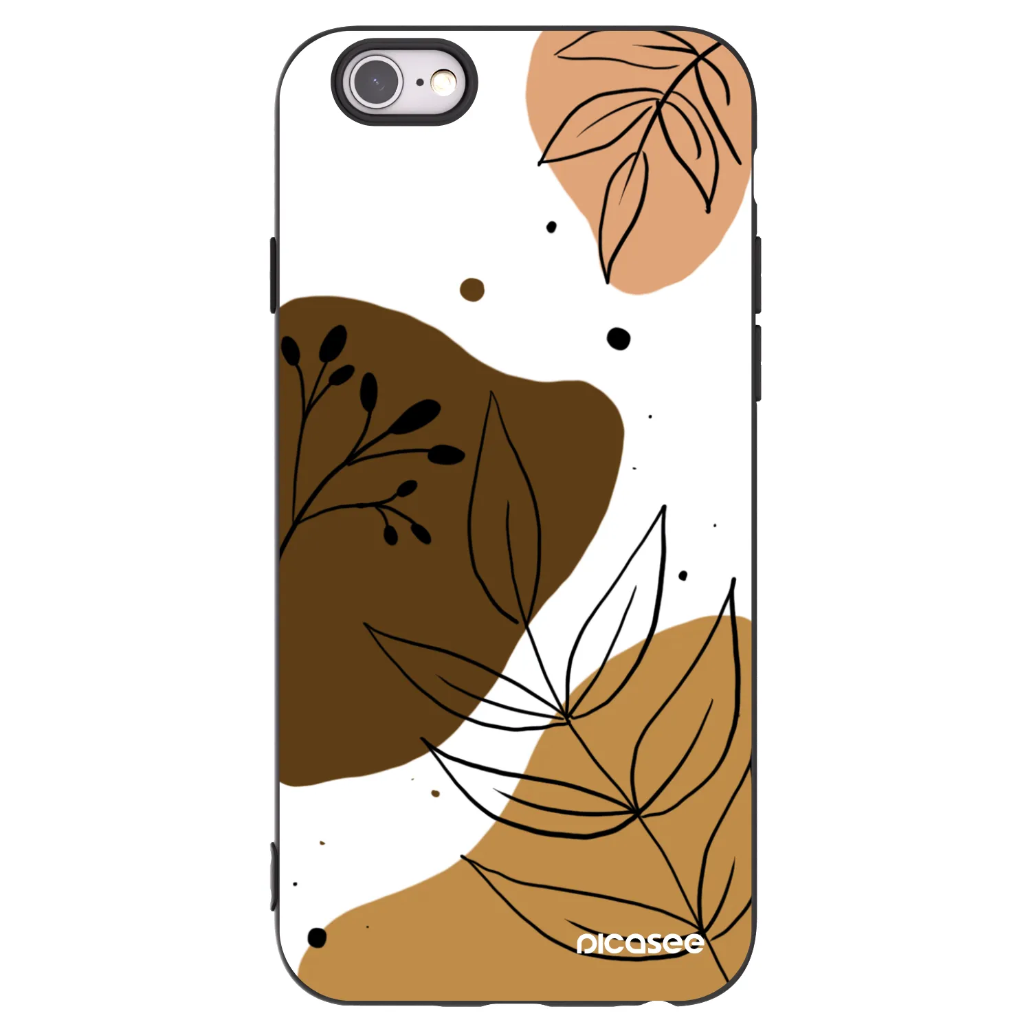 Picasee Apple iPhone 6/6S Hülle - Schwarzes Silikon - Boho style