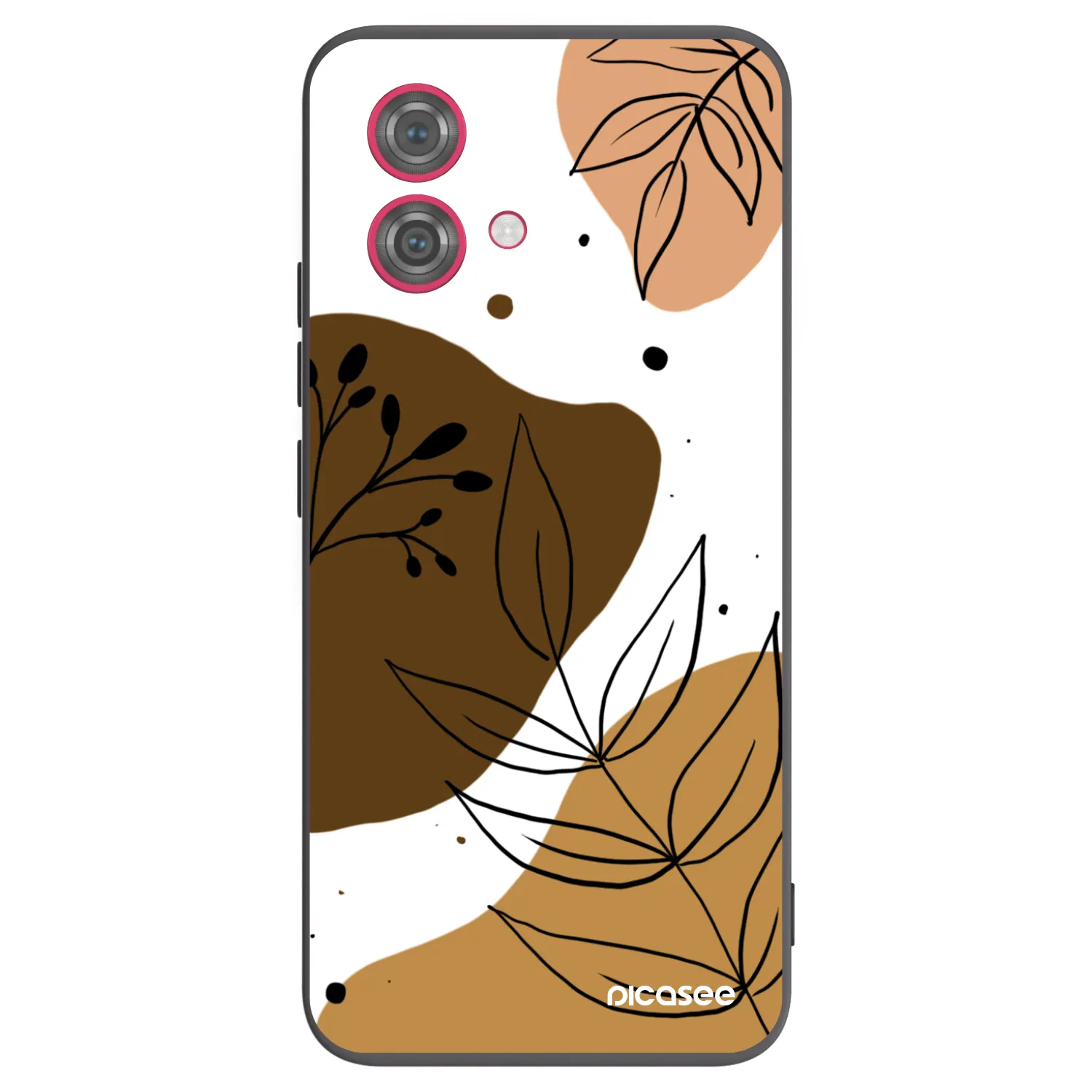 Picasee Motorola Moto G84 5G Hülle - Schwarzes Silikon - Boho style
