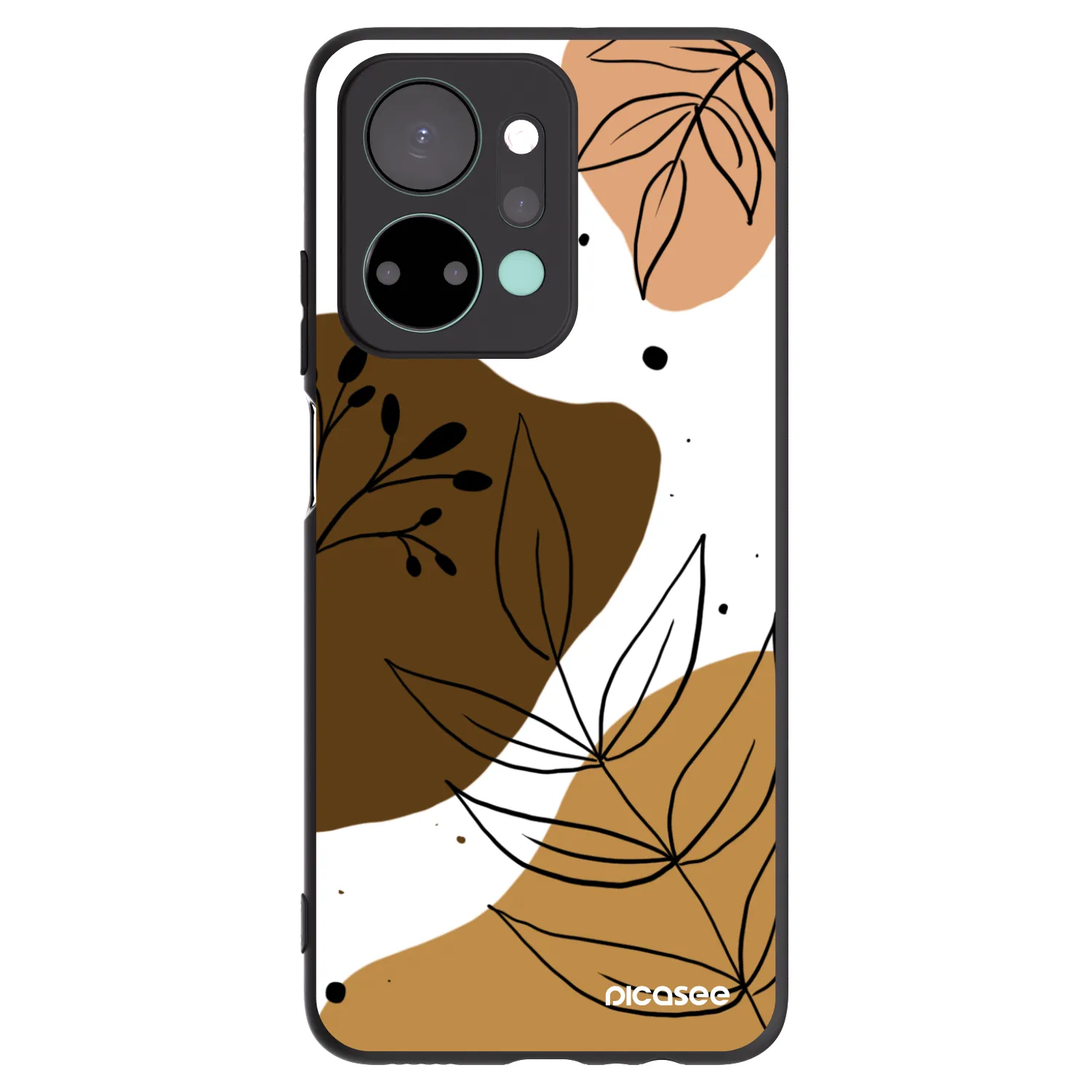 Picasee Honor X7a Hülle - Schwarzes Silikon - Boho style