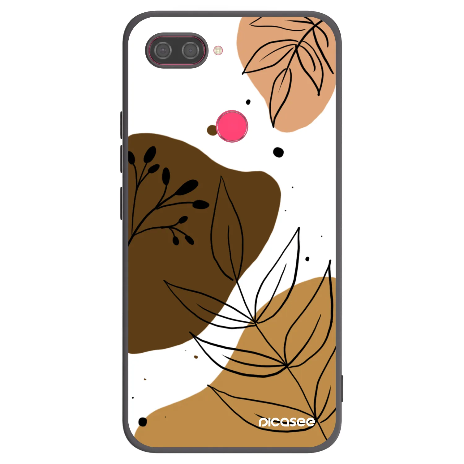 Picasee Xiaomi Mi 8 Lite Hülle - Schwarzes Silikon - Boho style