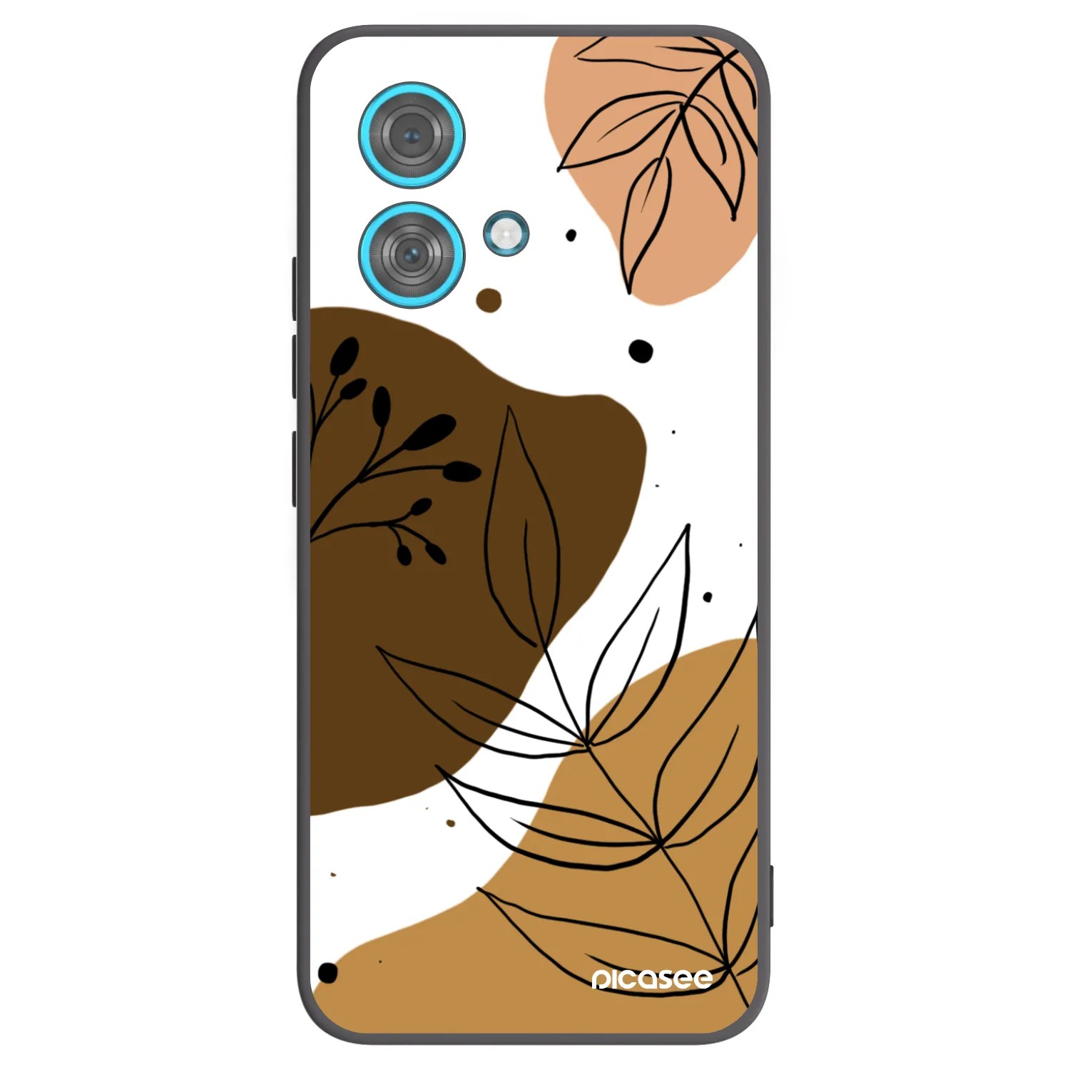 Picasee Motorola Edge 40 Neo Hülle - Schwarzes Silikon - Boho style