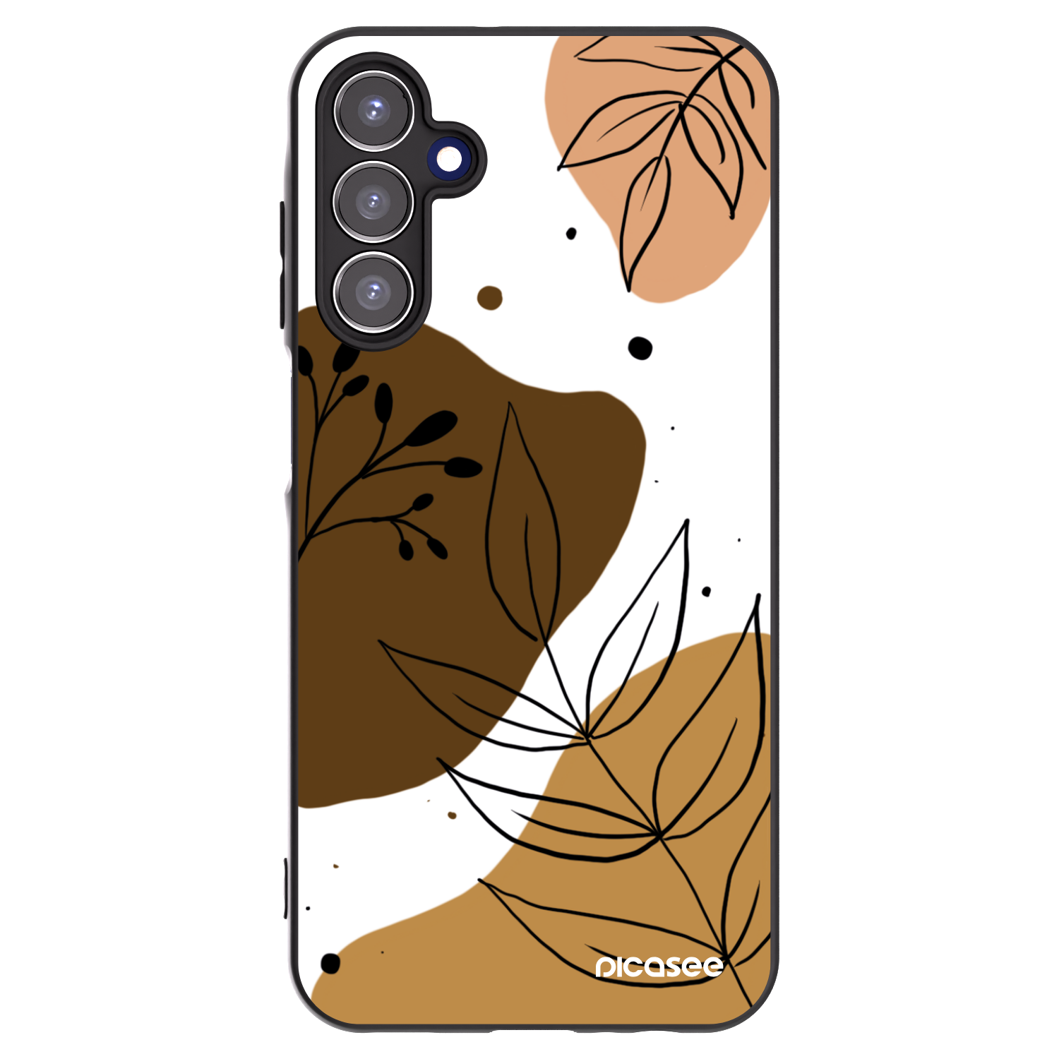Picasee Samsung Galaxy A15 A156B 5G Hülle - Schwarzes Silikon - Boho style