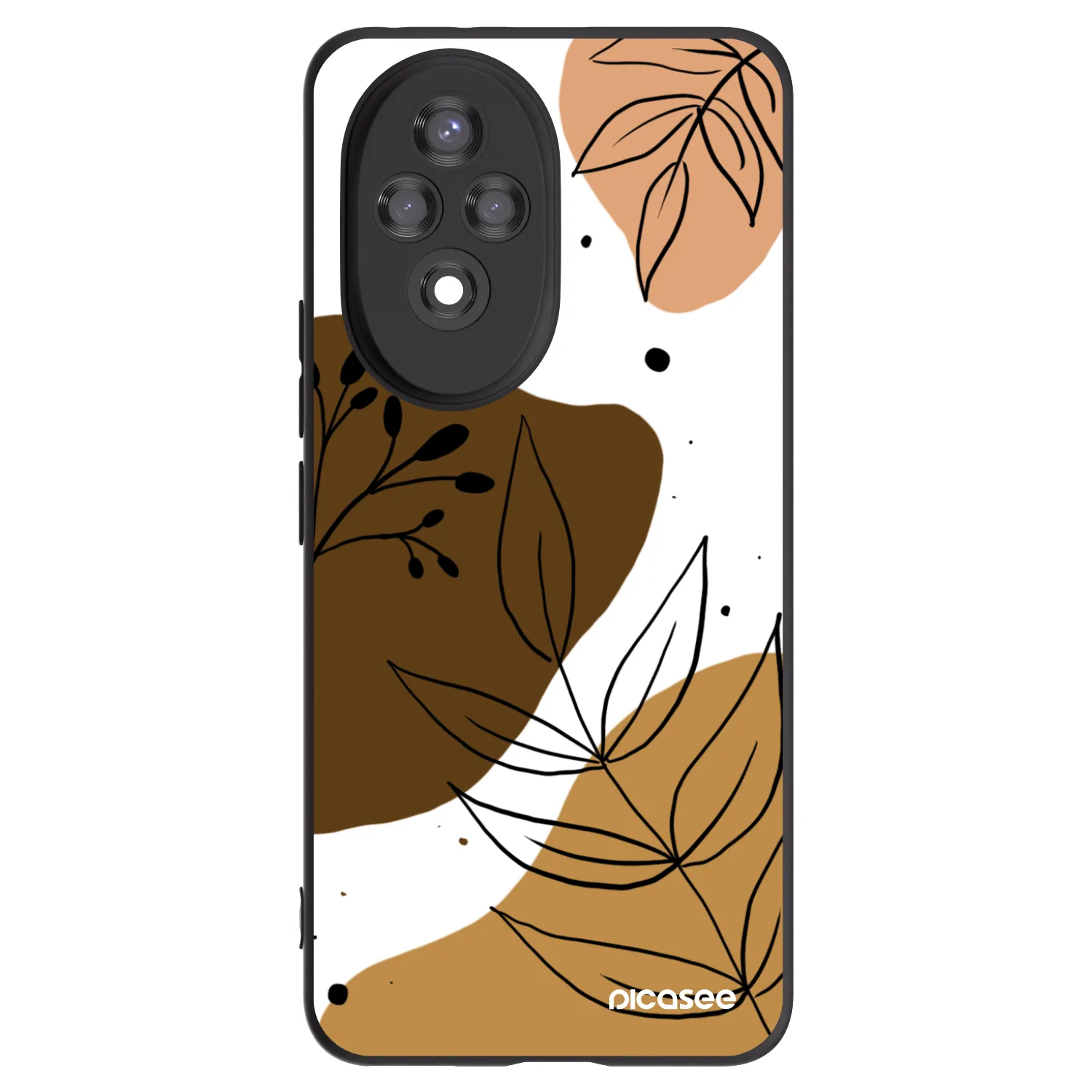 Picasee Honor 200 5G Hülle - Schwarzes Silikon - Boho style