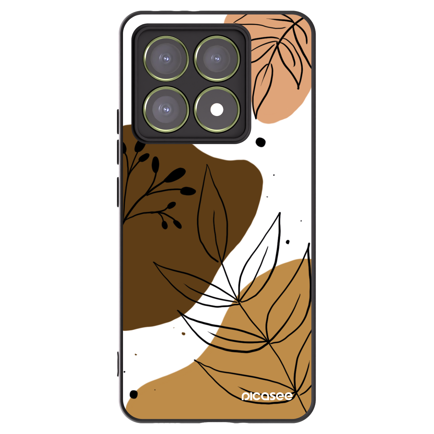 Picasee Xiaomi 14T Hülle - Schwarzes Silikon - Boho style