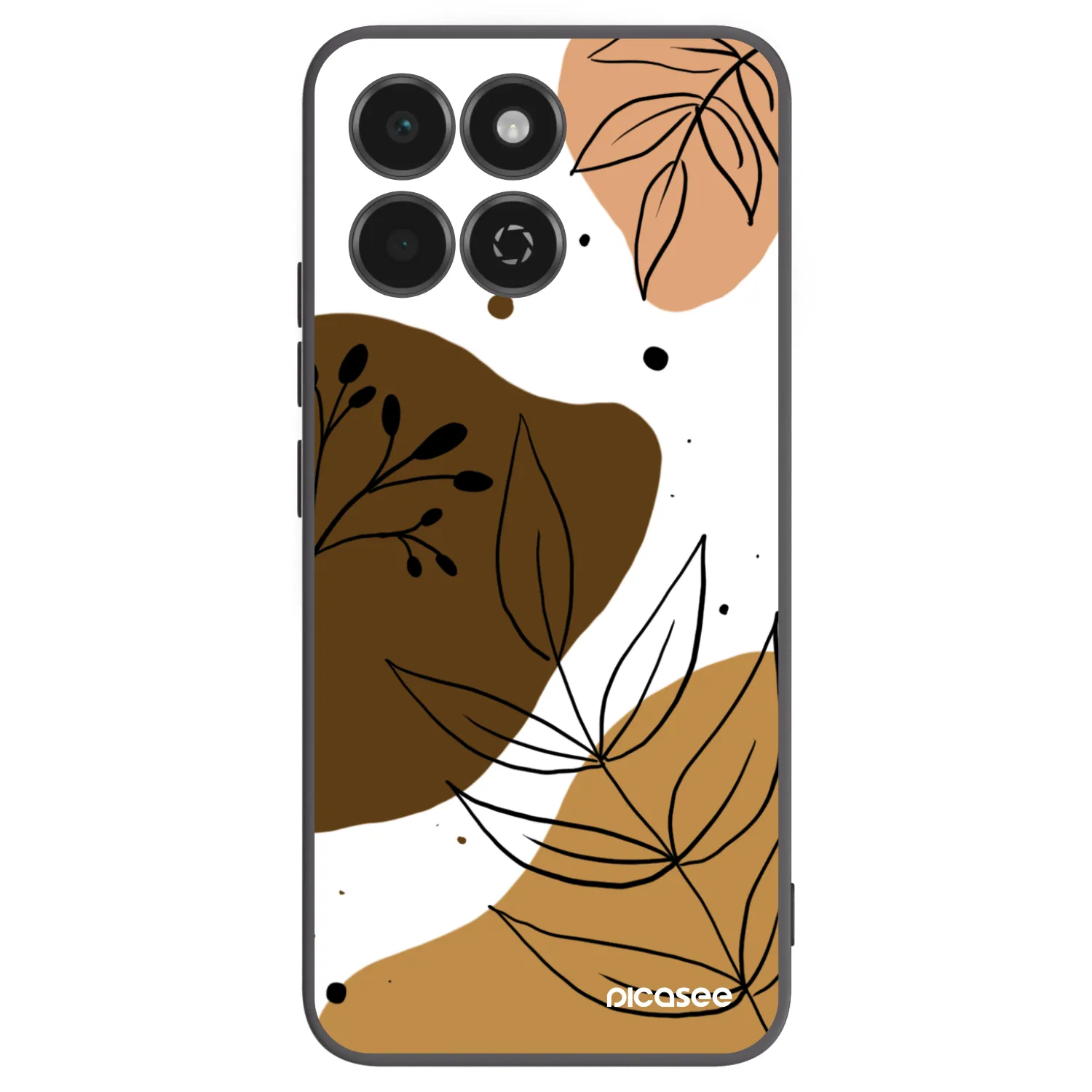 Picasee Honor 200 Smart 5G Hülle - Schwarzes Silikon - Boho style