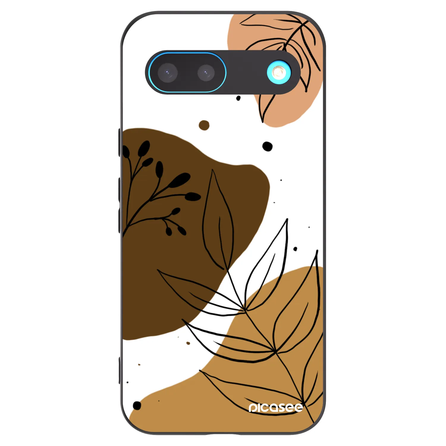 Picasee Google Pixel 8 Hülle - Schwarzes Silikon - Boho style