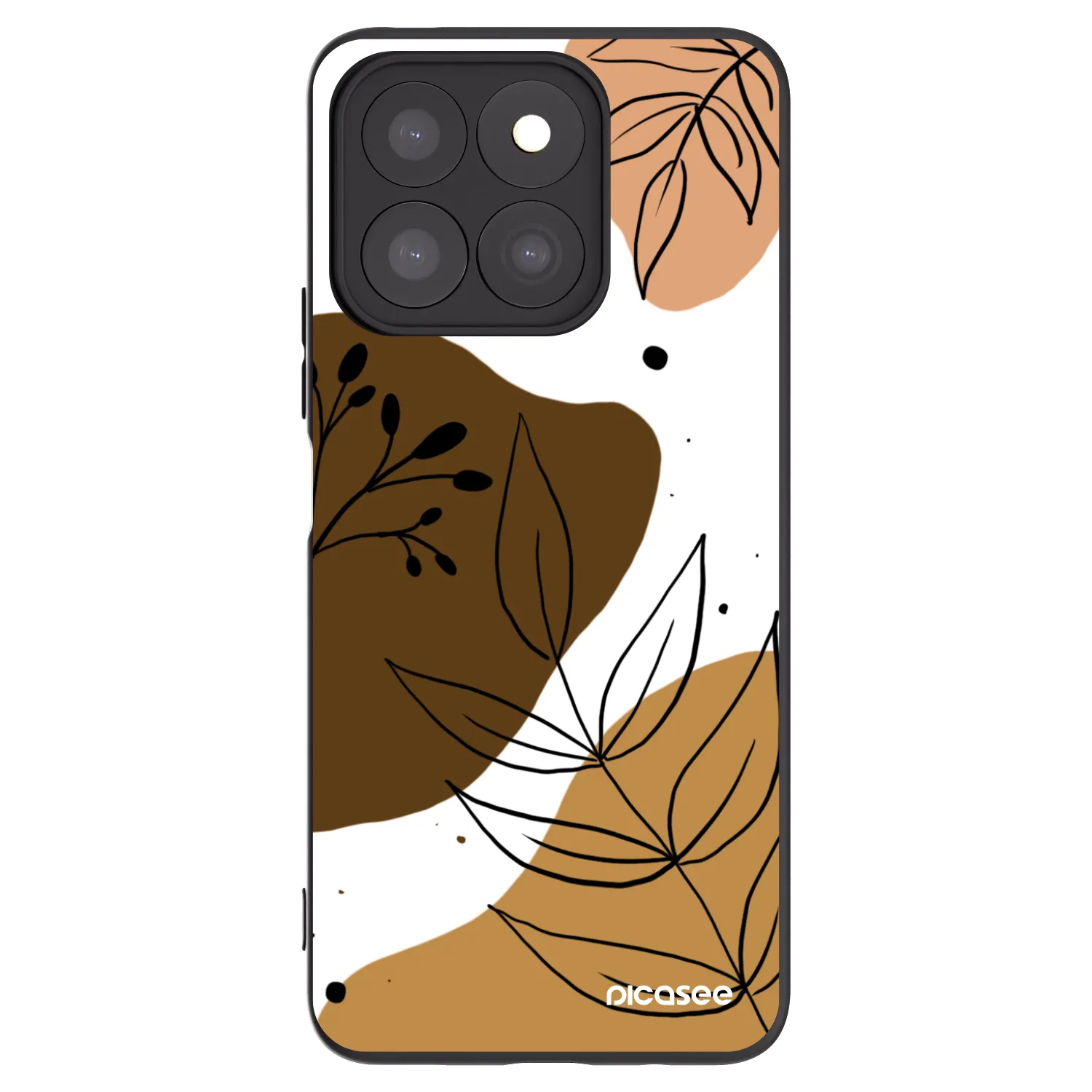 Picasee Honor X8c Hülle - Schwarzes Silikon - Boho style