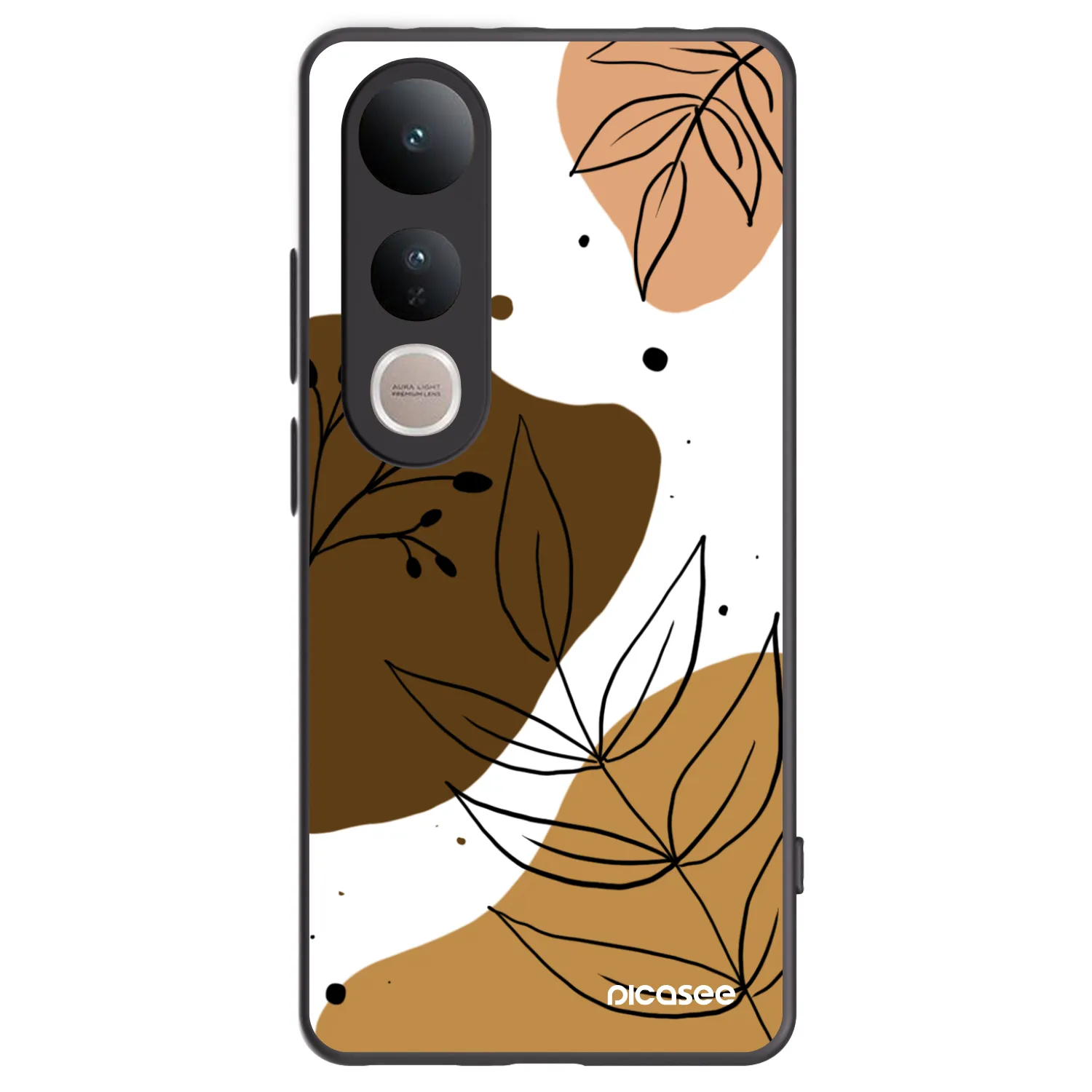 Picasee Vivo V50 Lite 5G Hülle - Schwarzes Silikon - Boho style