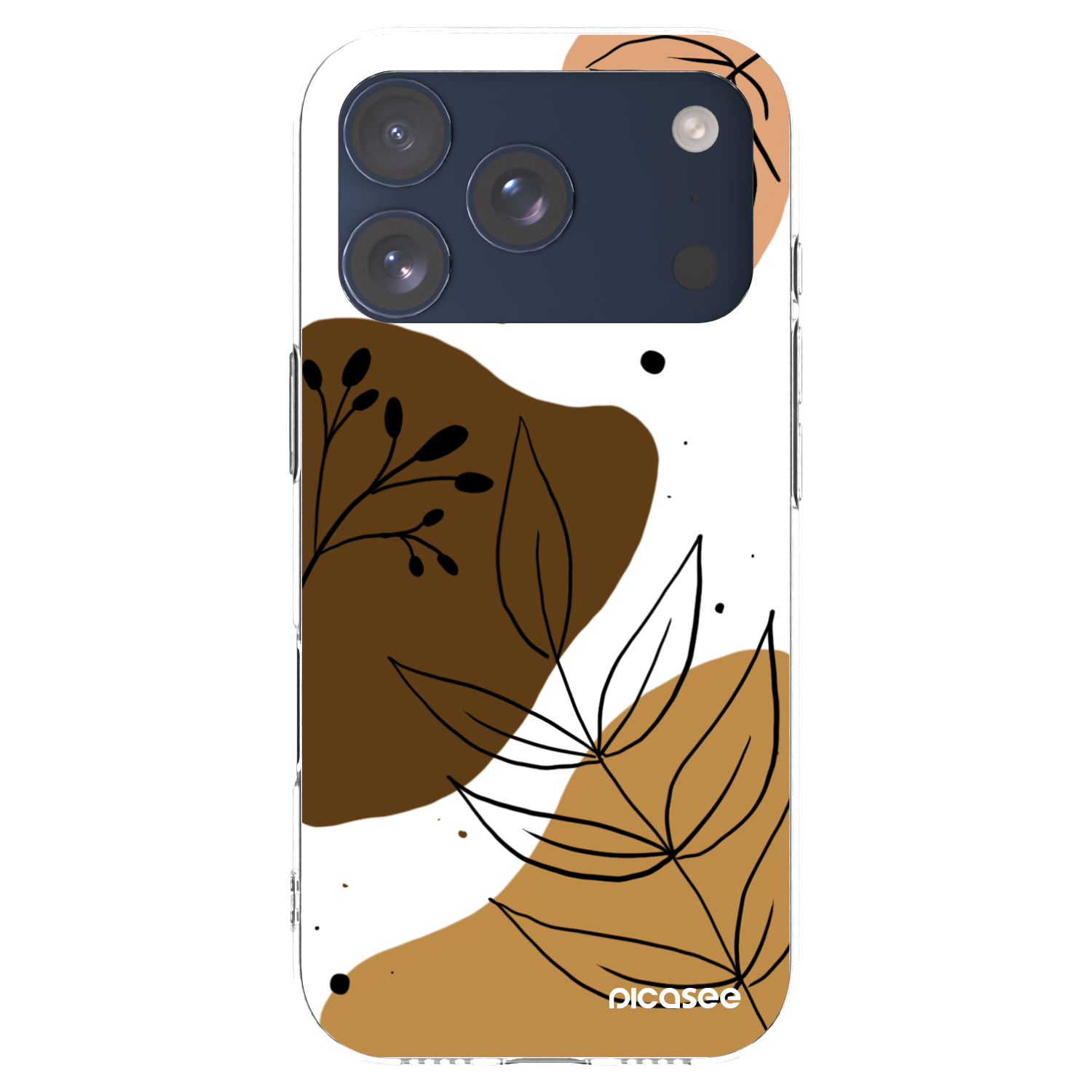 Picasee Apple iPhone 17 Pro Hülle - Transparentes Silikon - Boho style