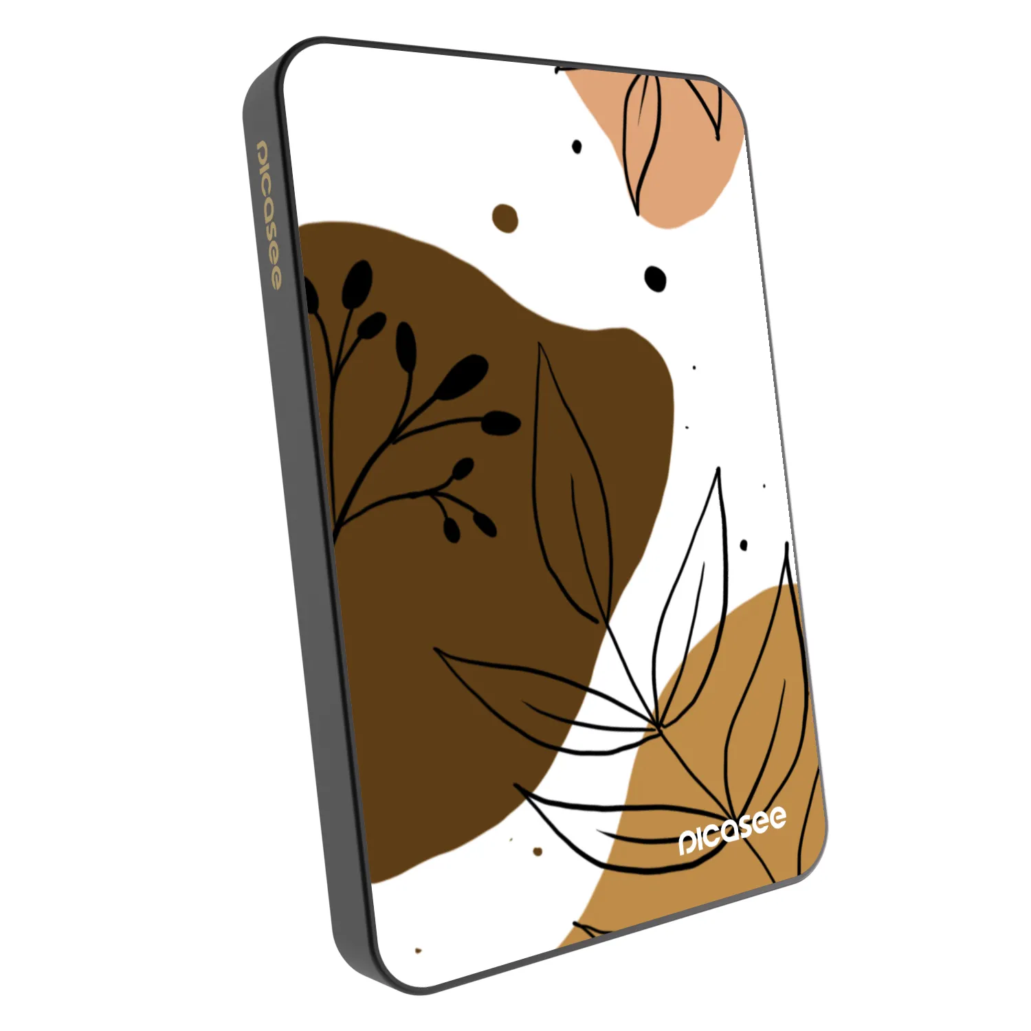 Picasee Powerbank mit MagSafe 5 000 mAh Grau - Boho style