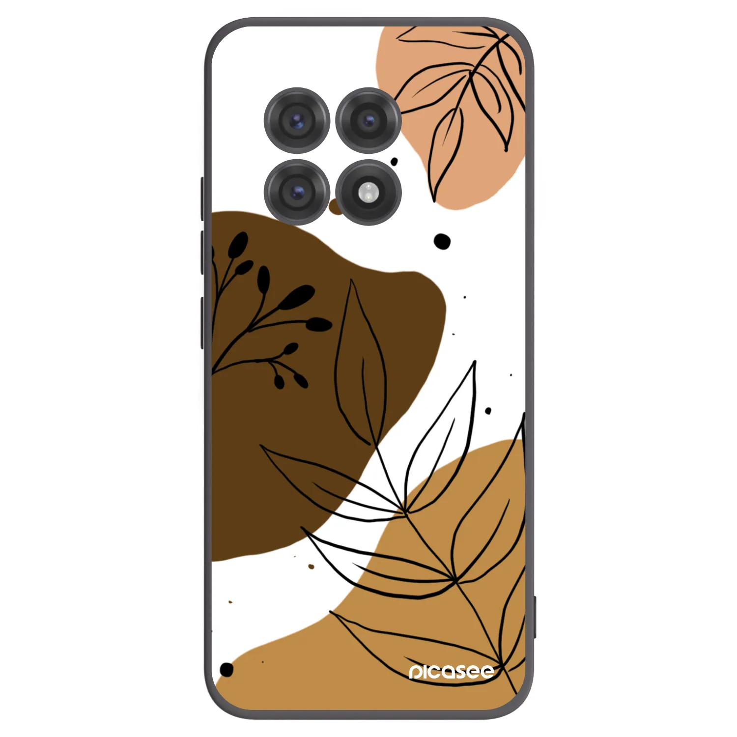 Picasee OnePlus 13R 5G Hülle - Schwarzes Silikon - Boho style