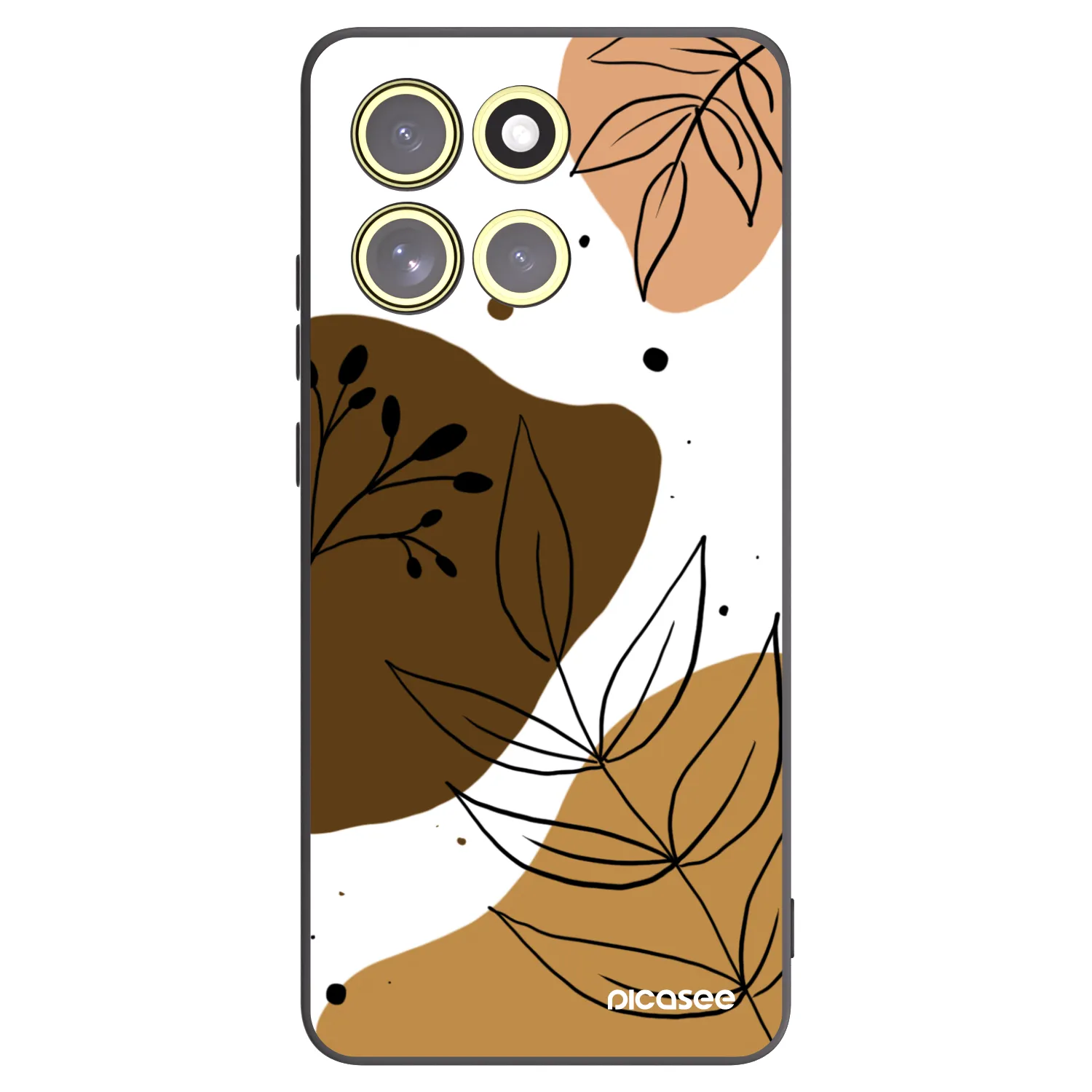 Picasee Motorola Moto G86 Power 5G Hülle - Schwarzes Silikon - Boho style