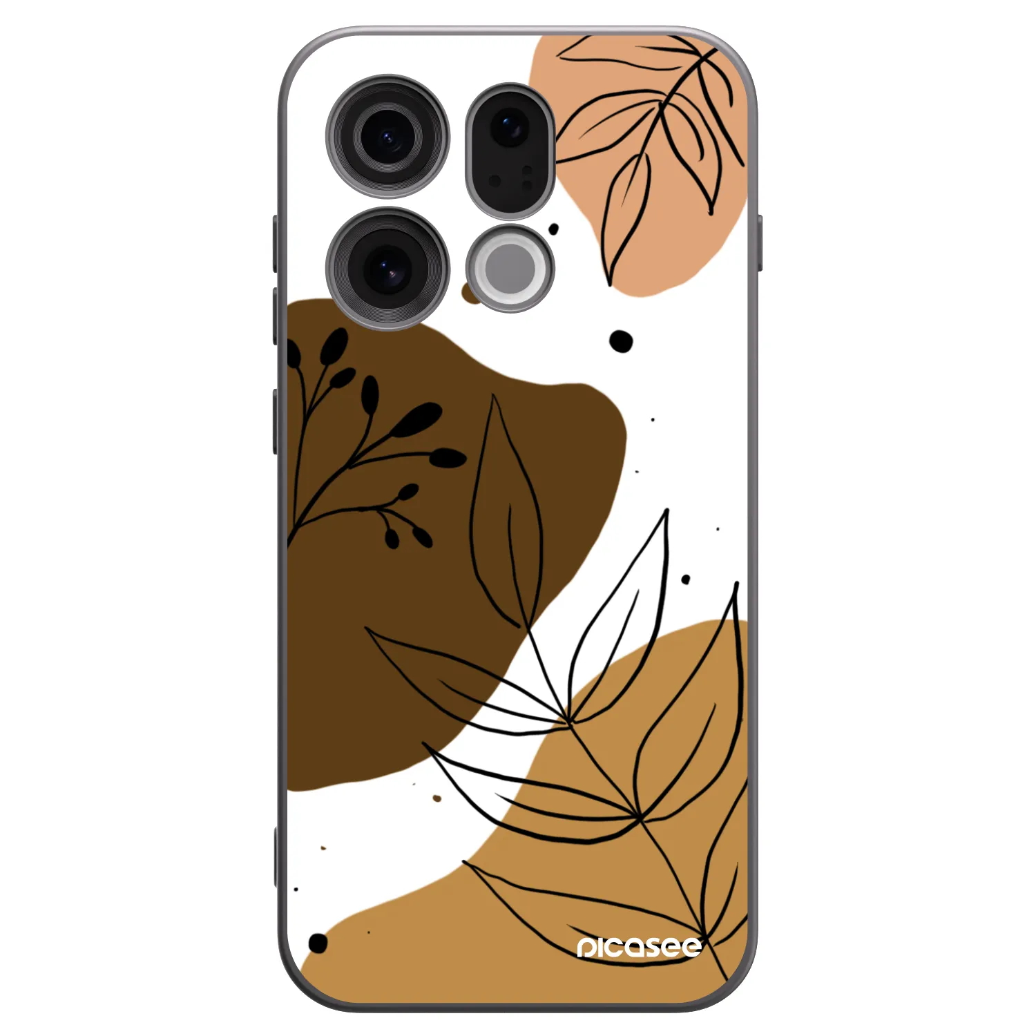 Picasee OPPO Find X9 Hülle - Schwarzes Silikon - Boho style