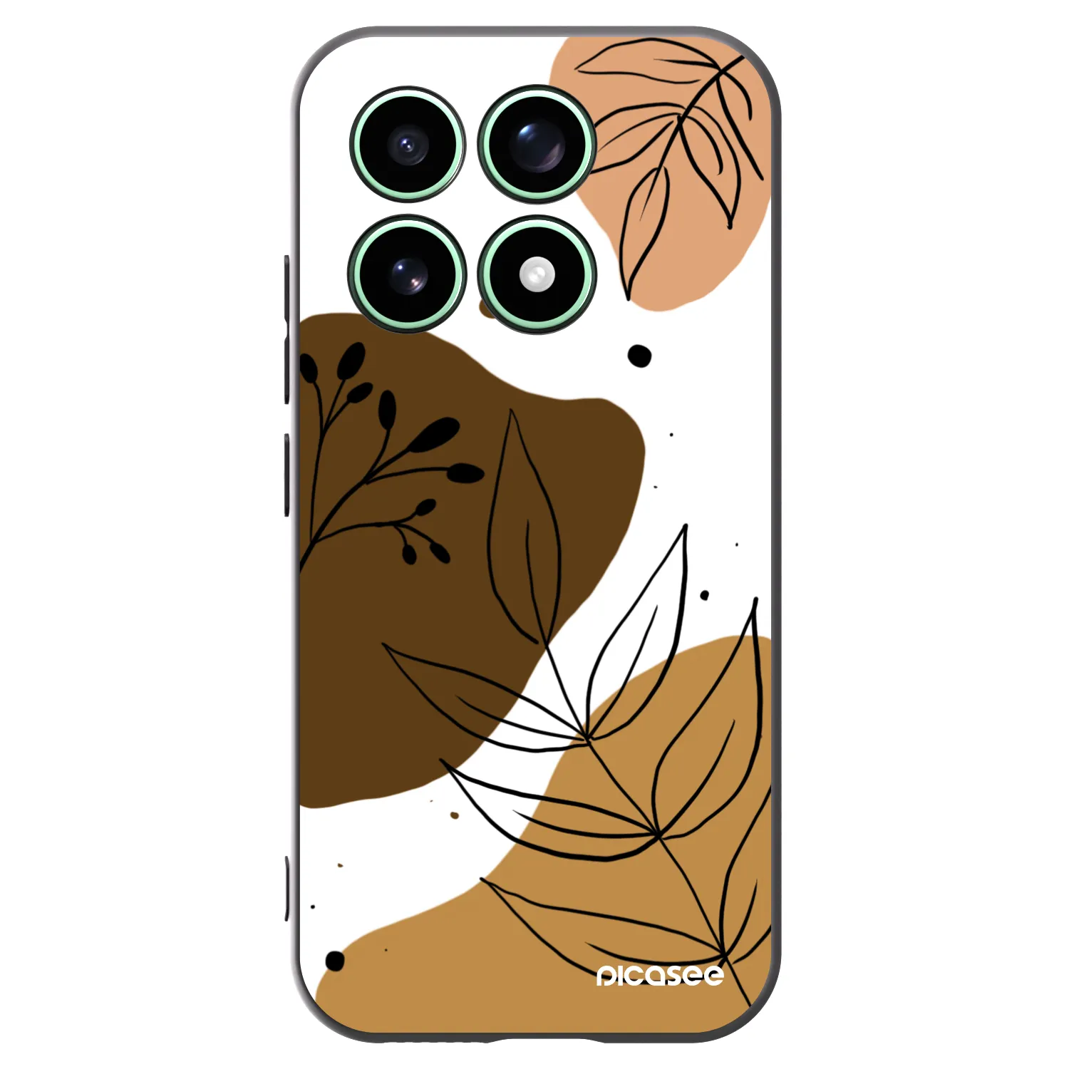 Picasee Xiaomi 17 Hülle - Schwarzes Silikon - Boho style