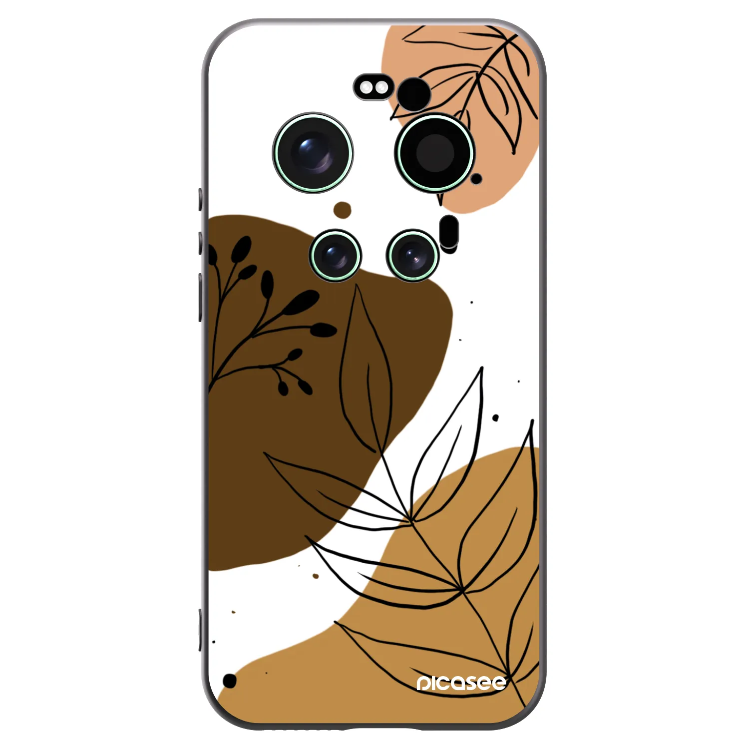 Picasee Xiaomi 17 Ultra Hülle - Schwarzes Silikon - Boho style
