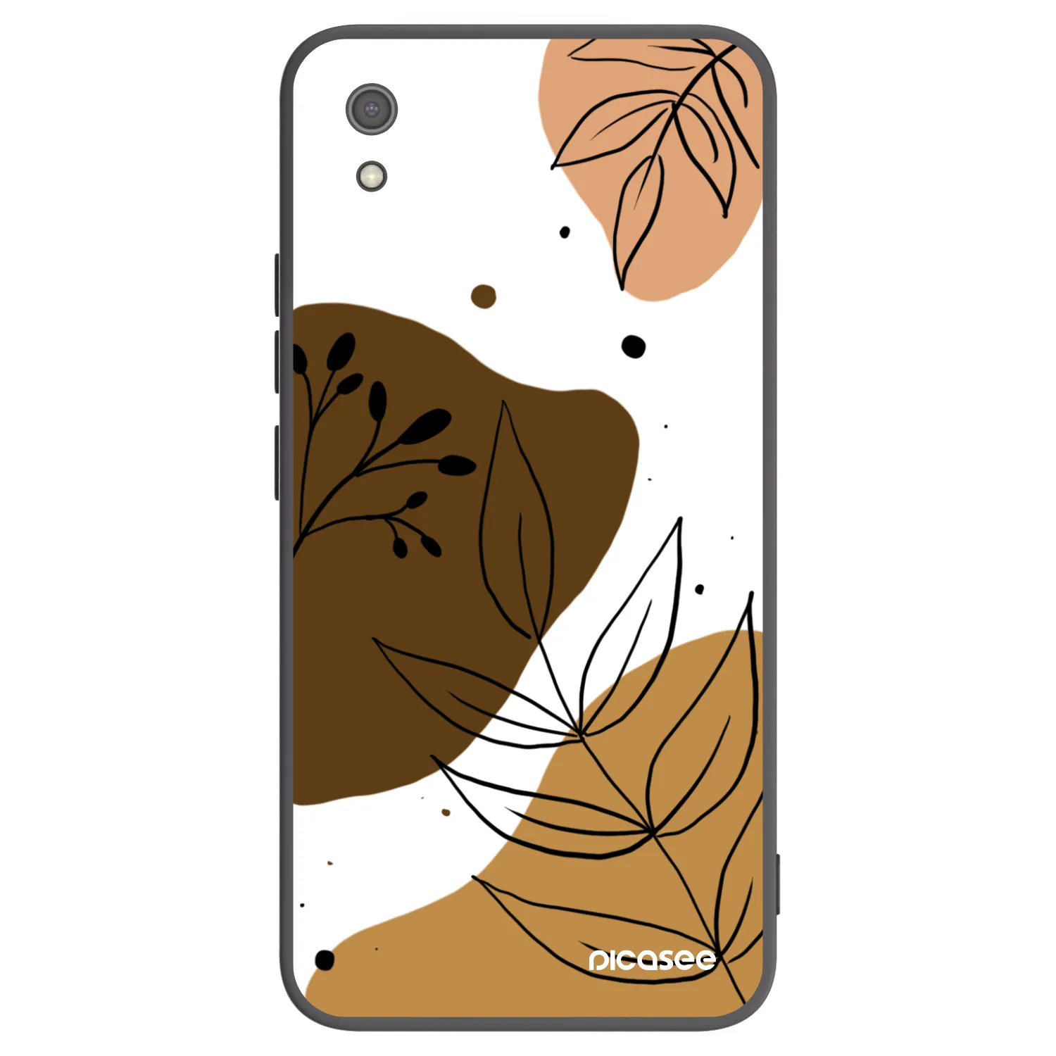 Picasee Xiaomi Redmi 7A Hülle - Schwarzes Silikon - Boho style
